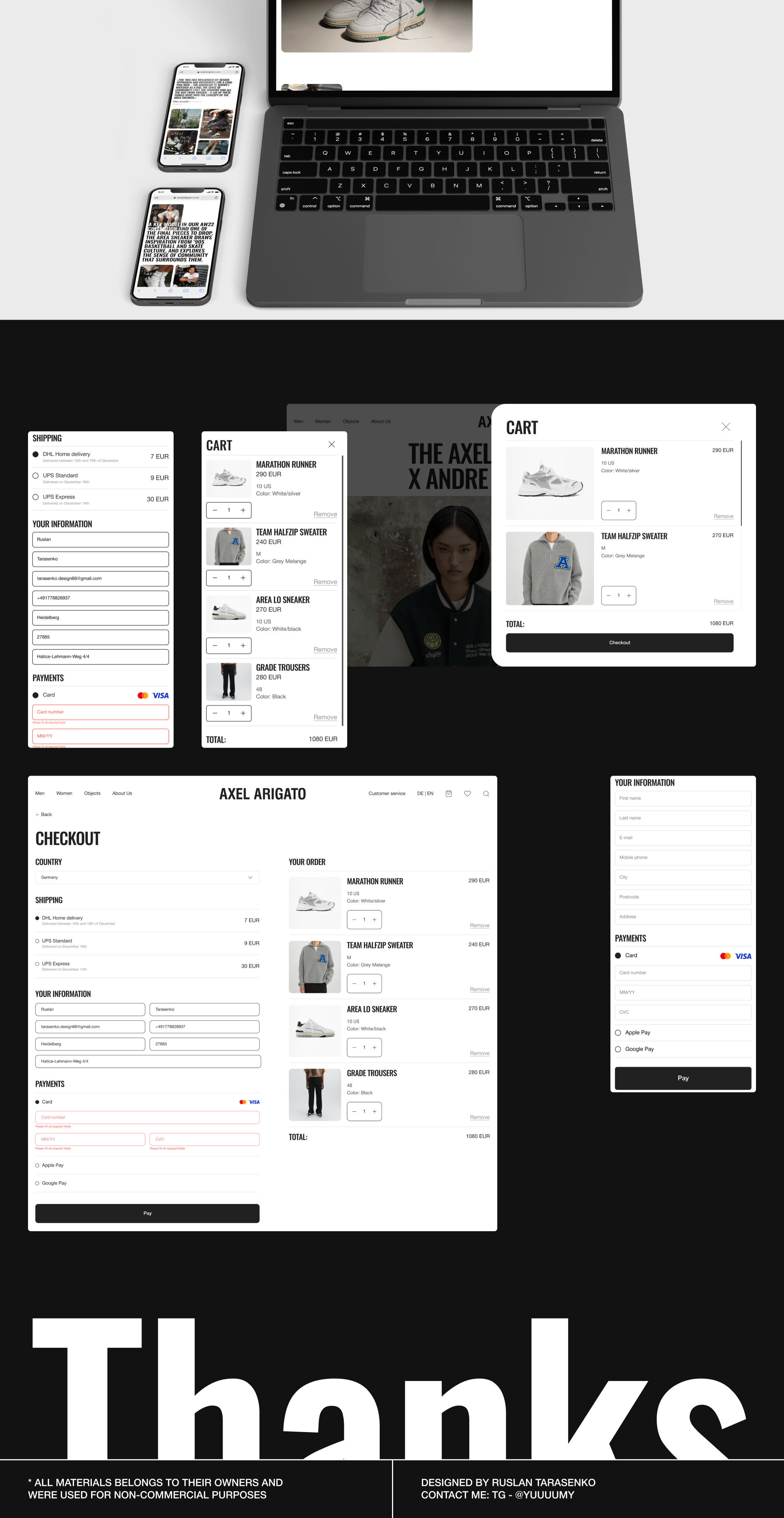 Axel Arigato | E-commerce Redesign — Изображение №7 — Интерфейсы на Dprofile