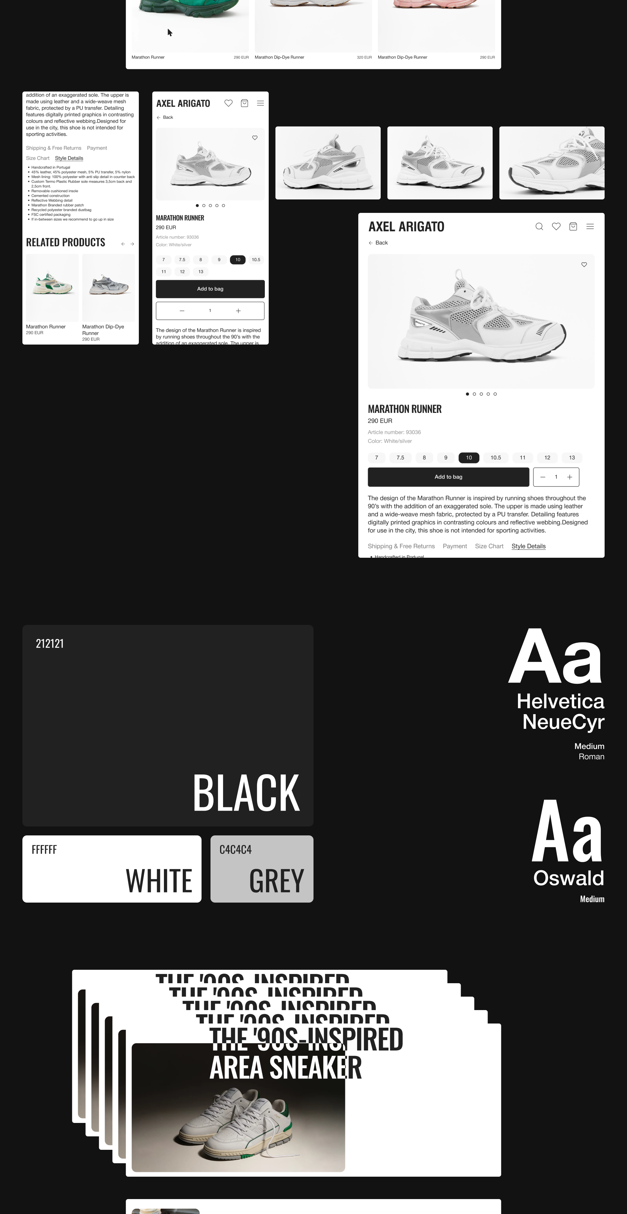 Axel Arigato | E-commerce Redesign — Изображение №5 — Интерфейсы на Dprofile