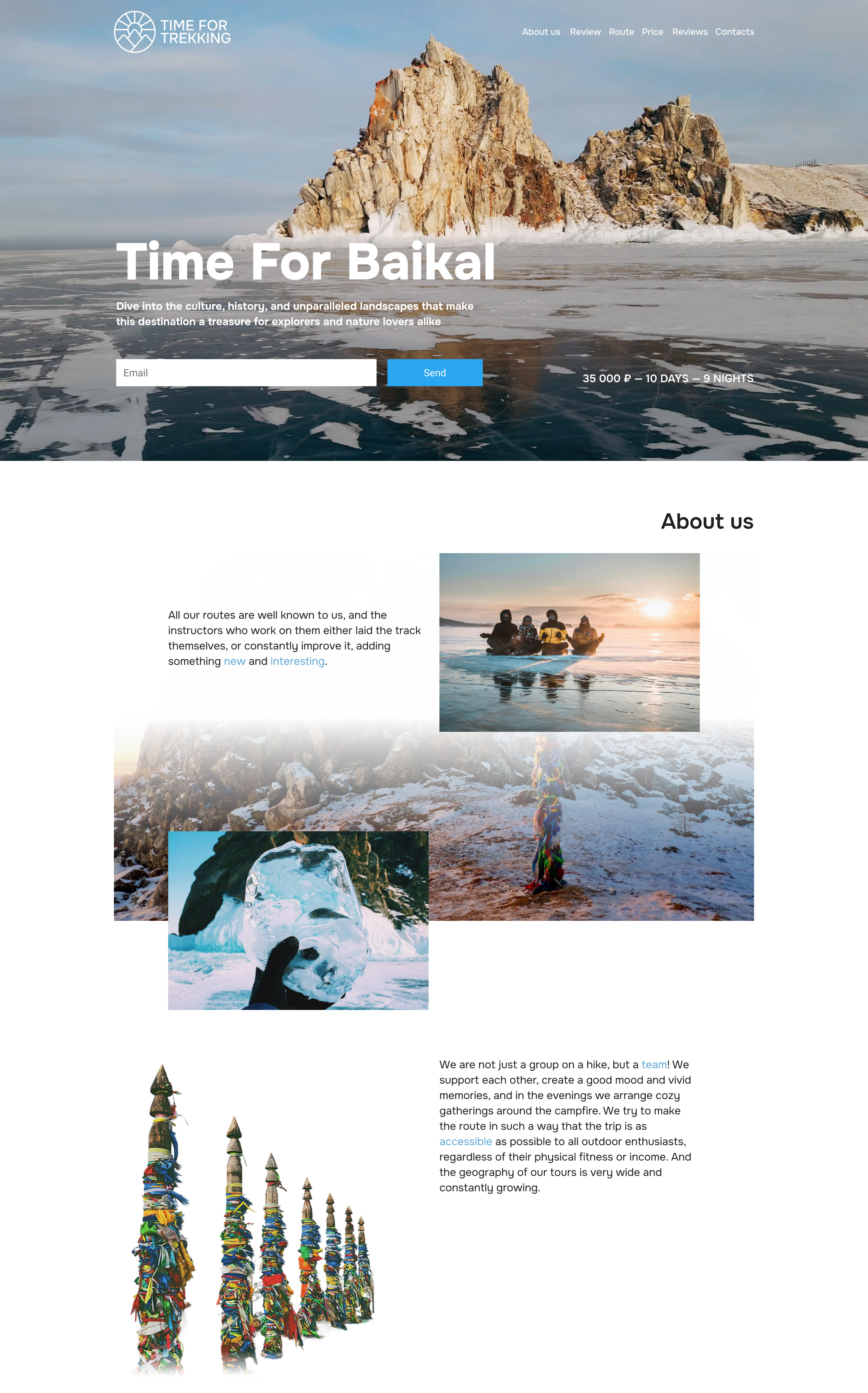 Time For Trekking - Travel Agency Design — Изображение №11 — Интерфейсы на Dprofile