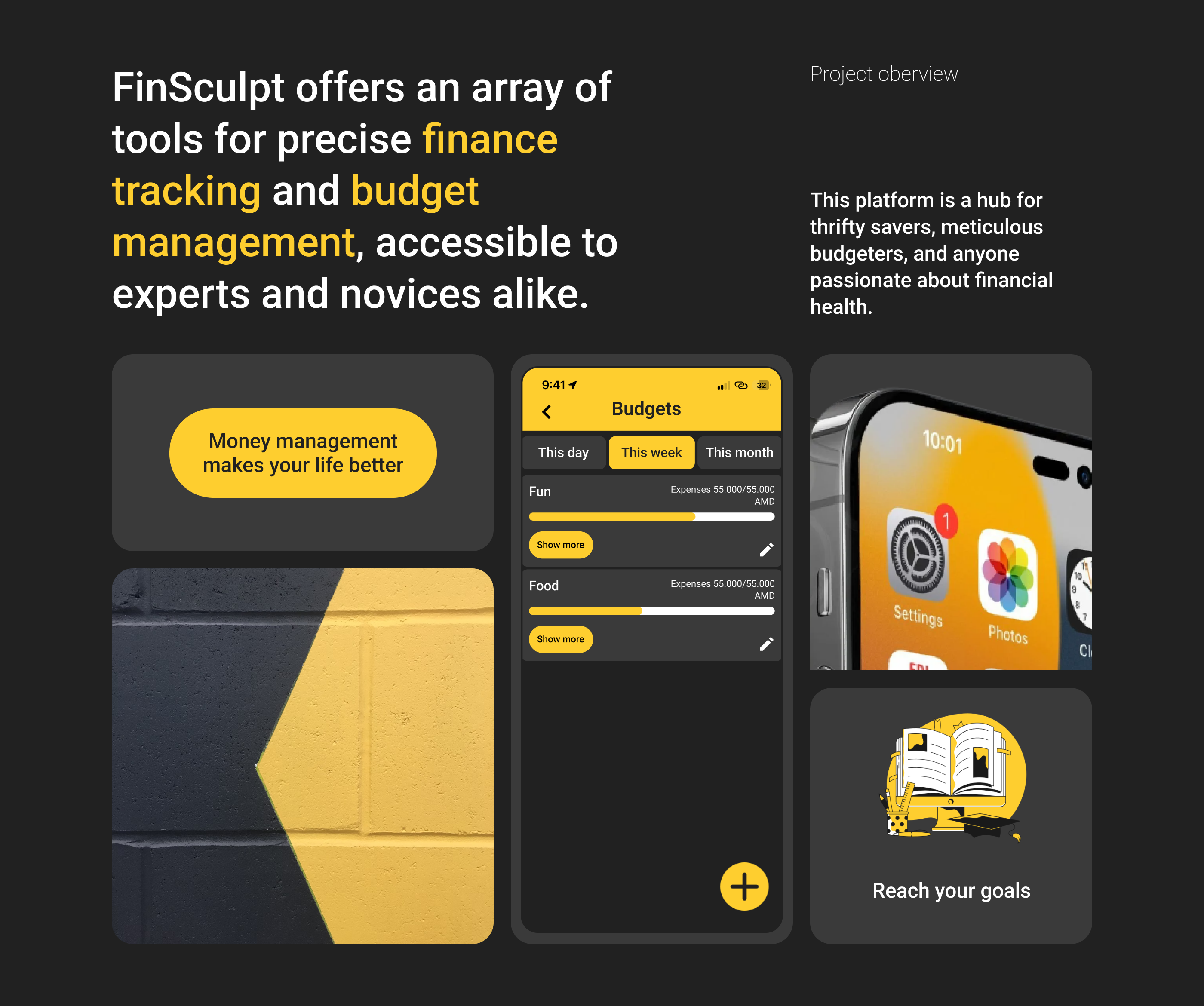 FinSculpt — Finance App | UX/UI | Adaptive Website — Изображение №2 — Интерфейсы на Dprofile