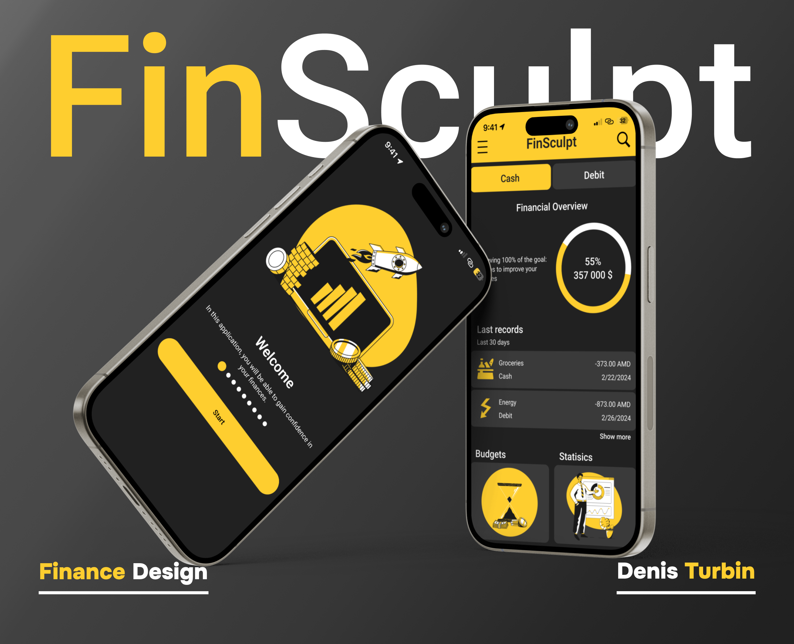 FinSculpt — Finance App | UX/UI | Adaptive Website — Интерфейсы на Dprofile