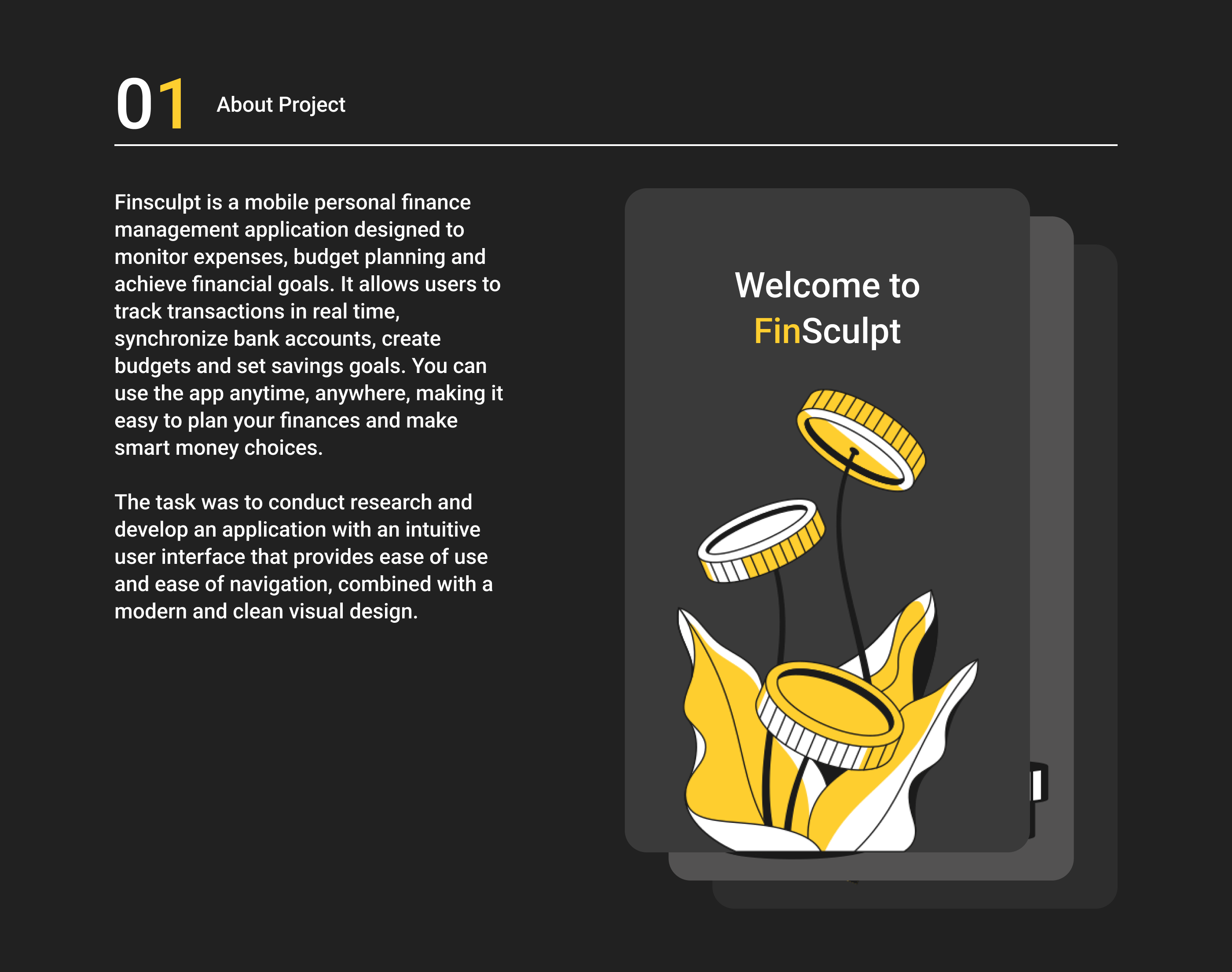 FinSculpt — Finance App | UX/UI | Adaptive Website — Изображение №4 — Интерфейсы на Dprofile