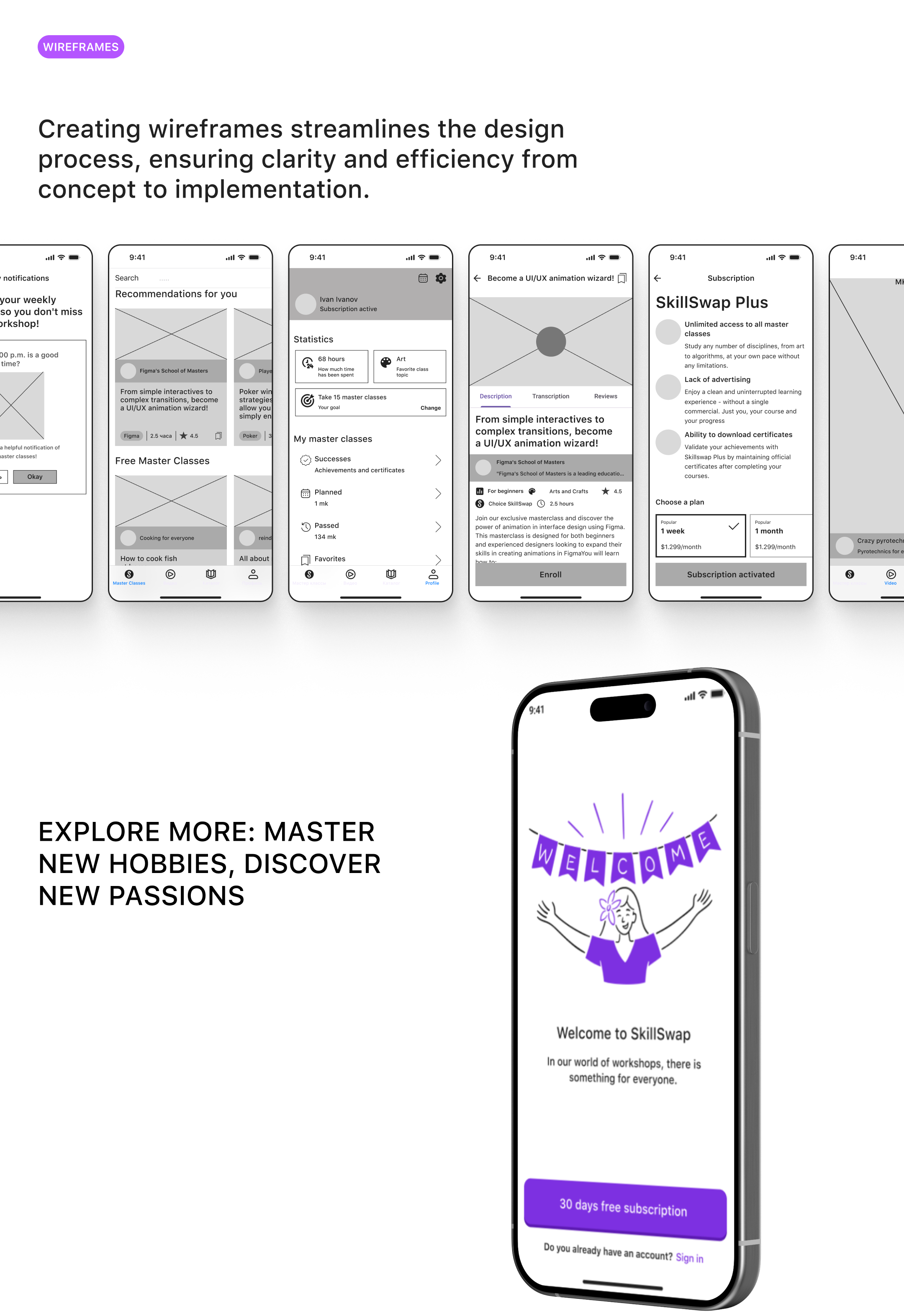 Educational App | UX/UI | Product Design — Изображение №17 — Интерфейсы, Брендинг на Dprofile