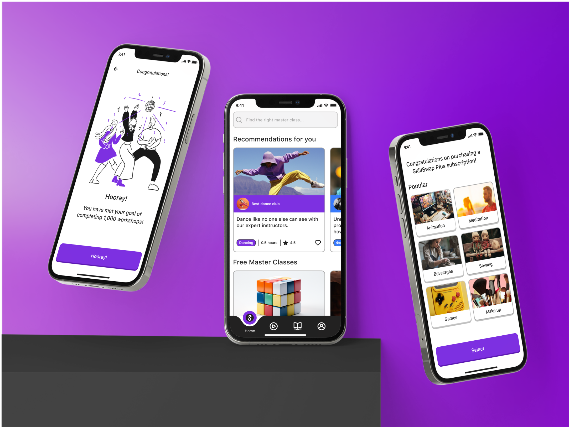 Educational App | UX/UI | Product Design — Изображение №16 — Интерфейсы, Брендинг на Dprofile