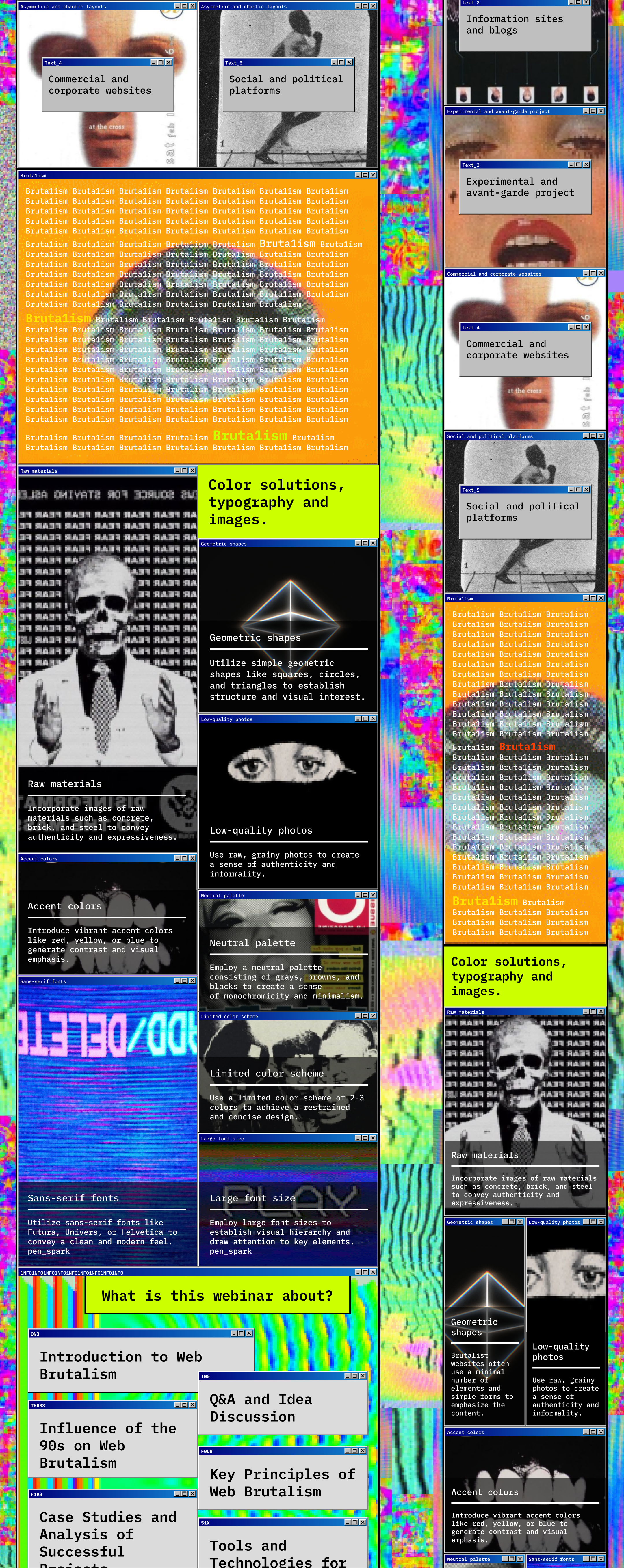 Retr0 Bruta1ism Landing Page — Изображение №26 — Интерфейсы на Dprofile