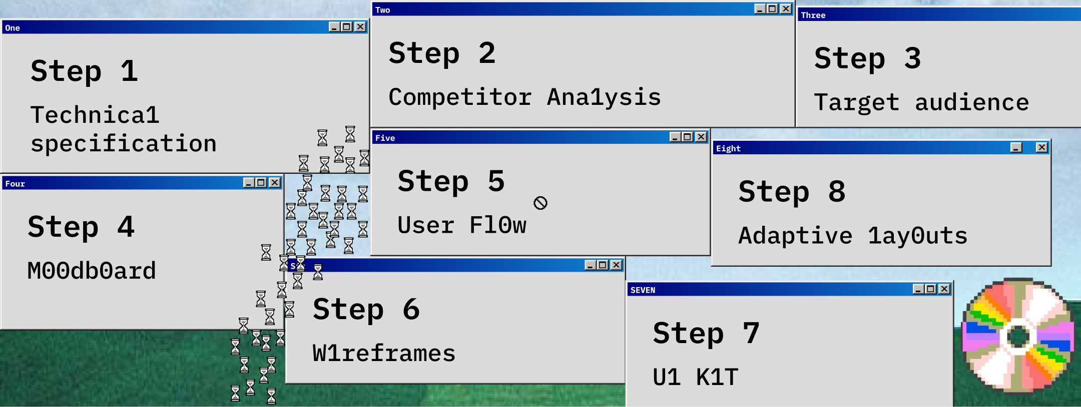 Retr0 Bruta1ism Landing Page — Изображение №4 — Интерфейсы на Dprofile