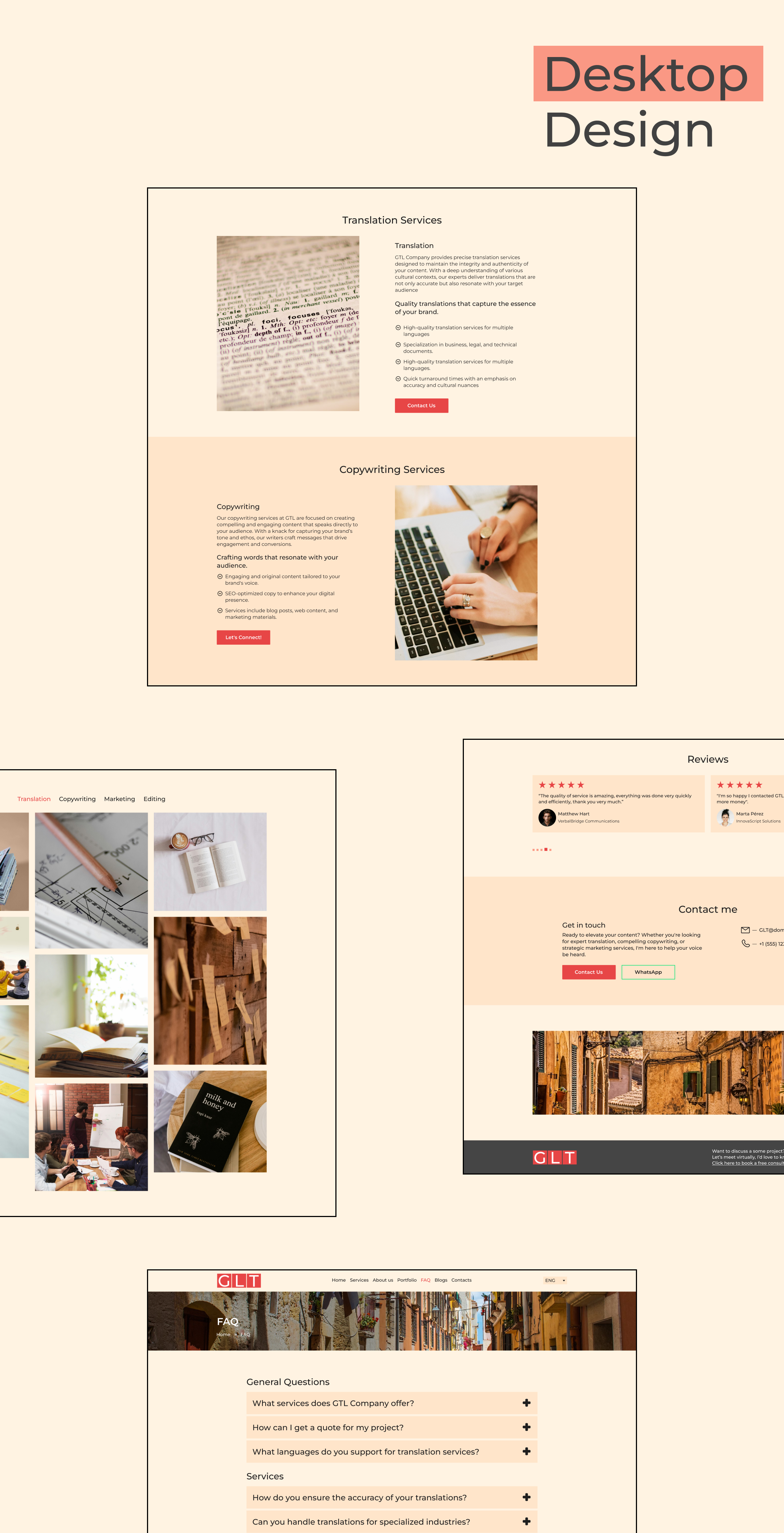 Content Agency Design | UX/UI | Adaptive Website — Изображение №8 — Интерфейсы на Dprofile