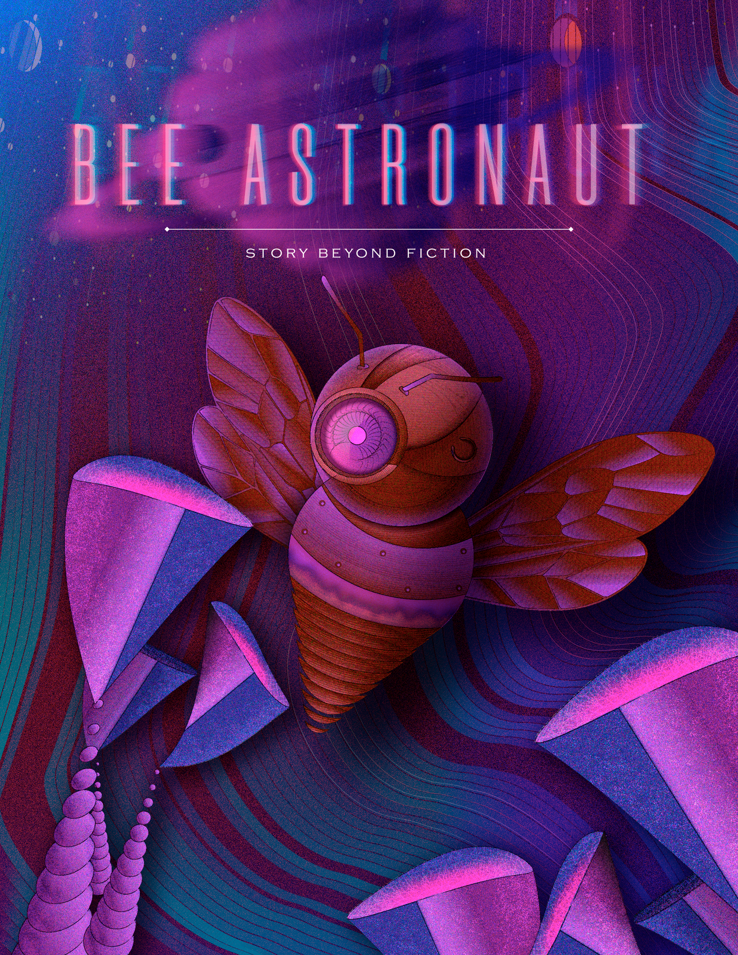 BEE ASTRONAUT | Book illustration — Изображение №4 — Брендинг, Иллюстрация на Dprofile