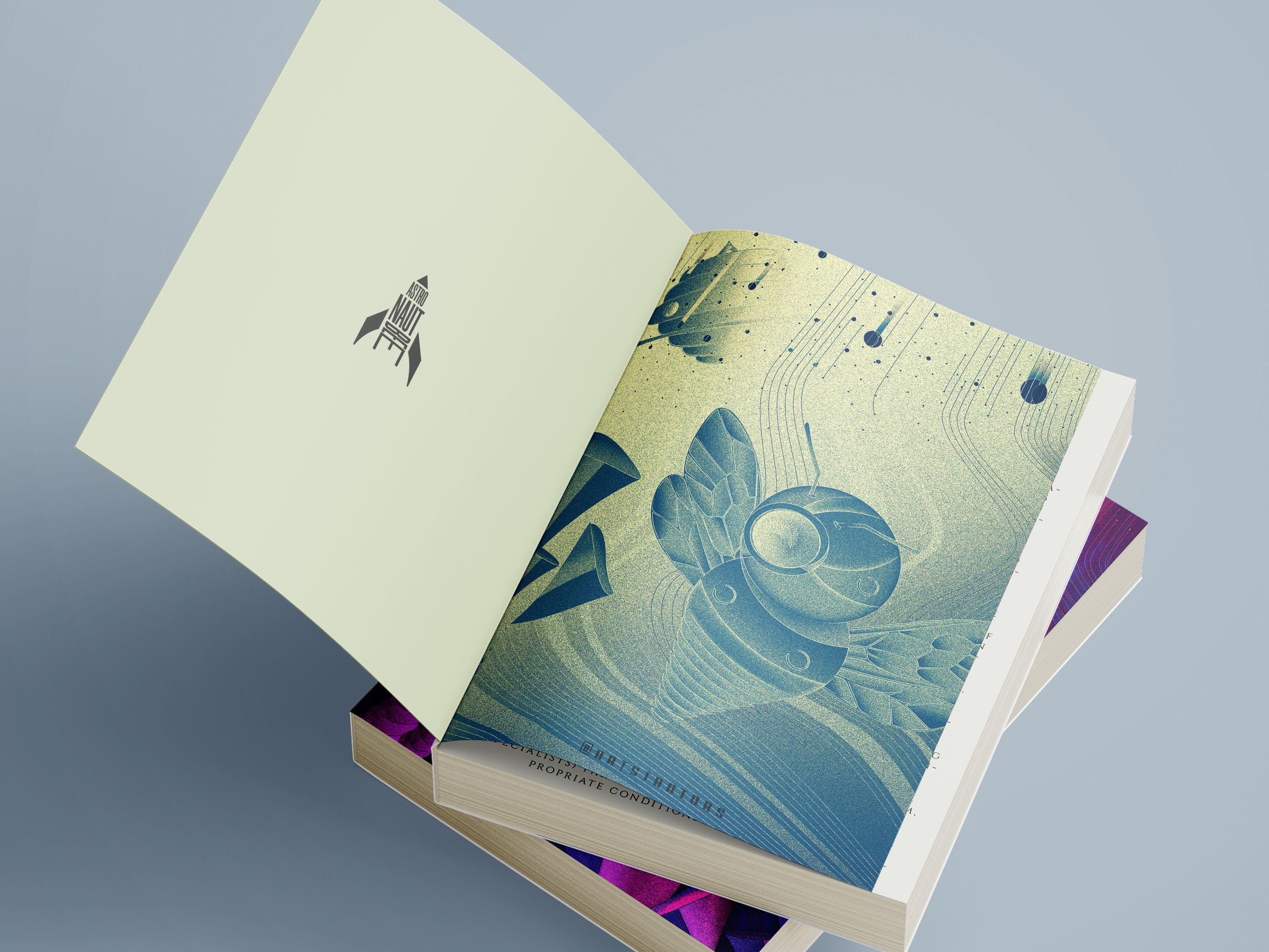 BEE ASTRONAUT | Book illustration — Изображение №5 — Брендинг, Иллюстрация на Dprofile