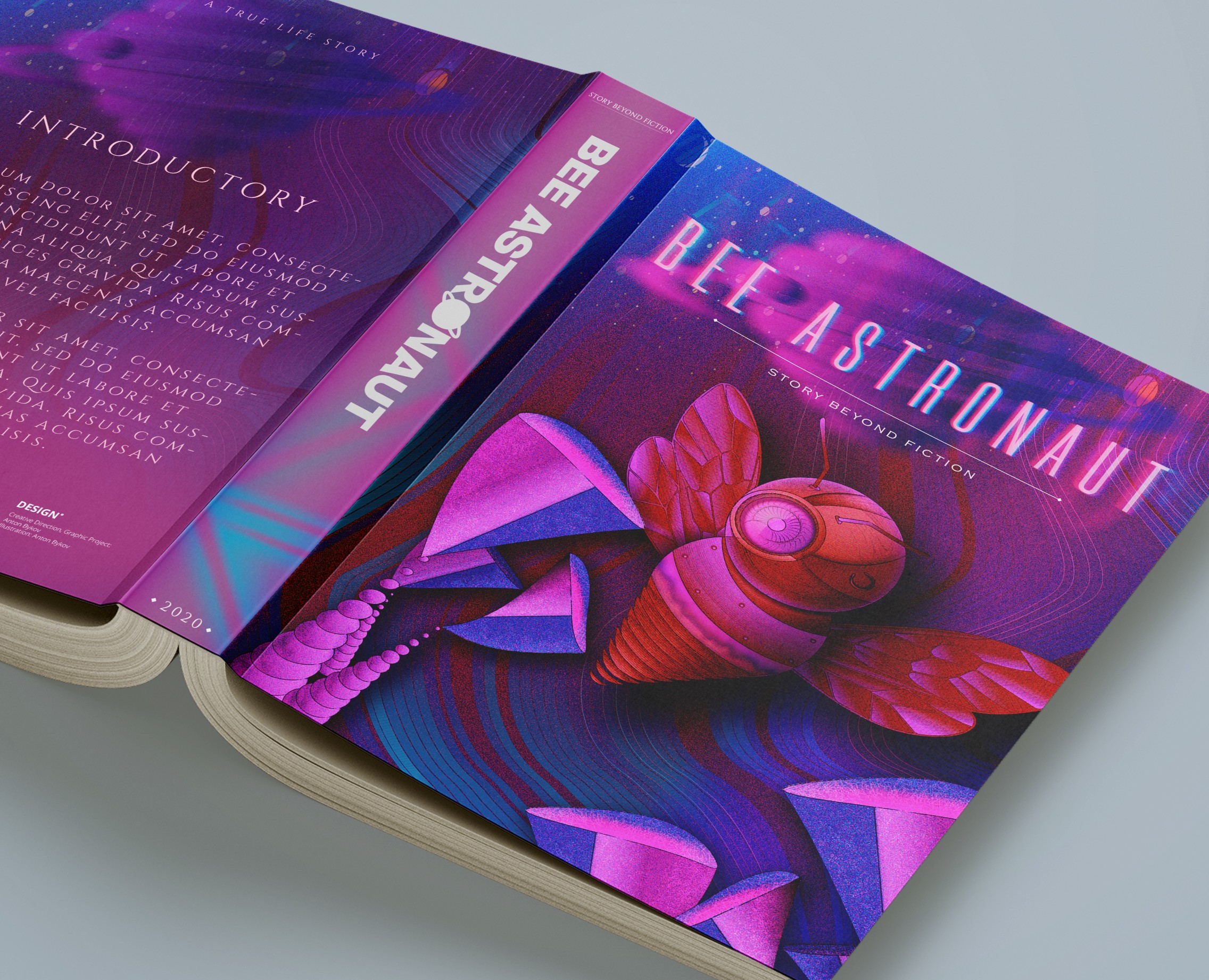 BEE ASTRONAUT | Book illustration — Брендинг, Иллюстрация на Dprofile