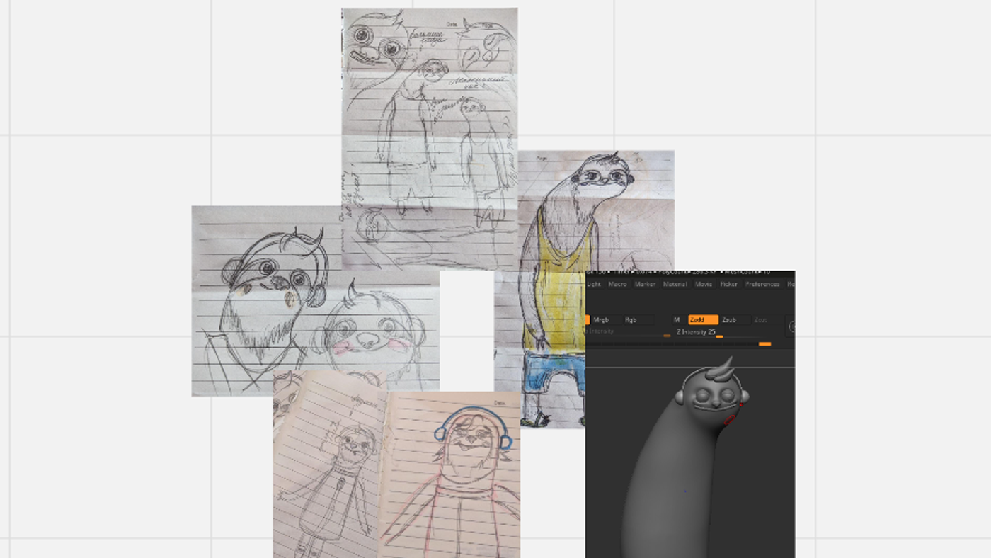 LO-FI SLOTH — Изображение №5 — 3D, Анимация на Dprofile