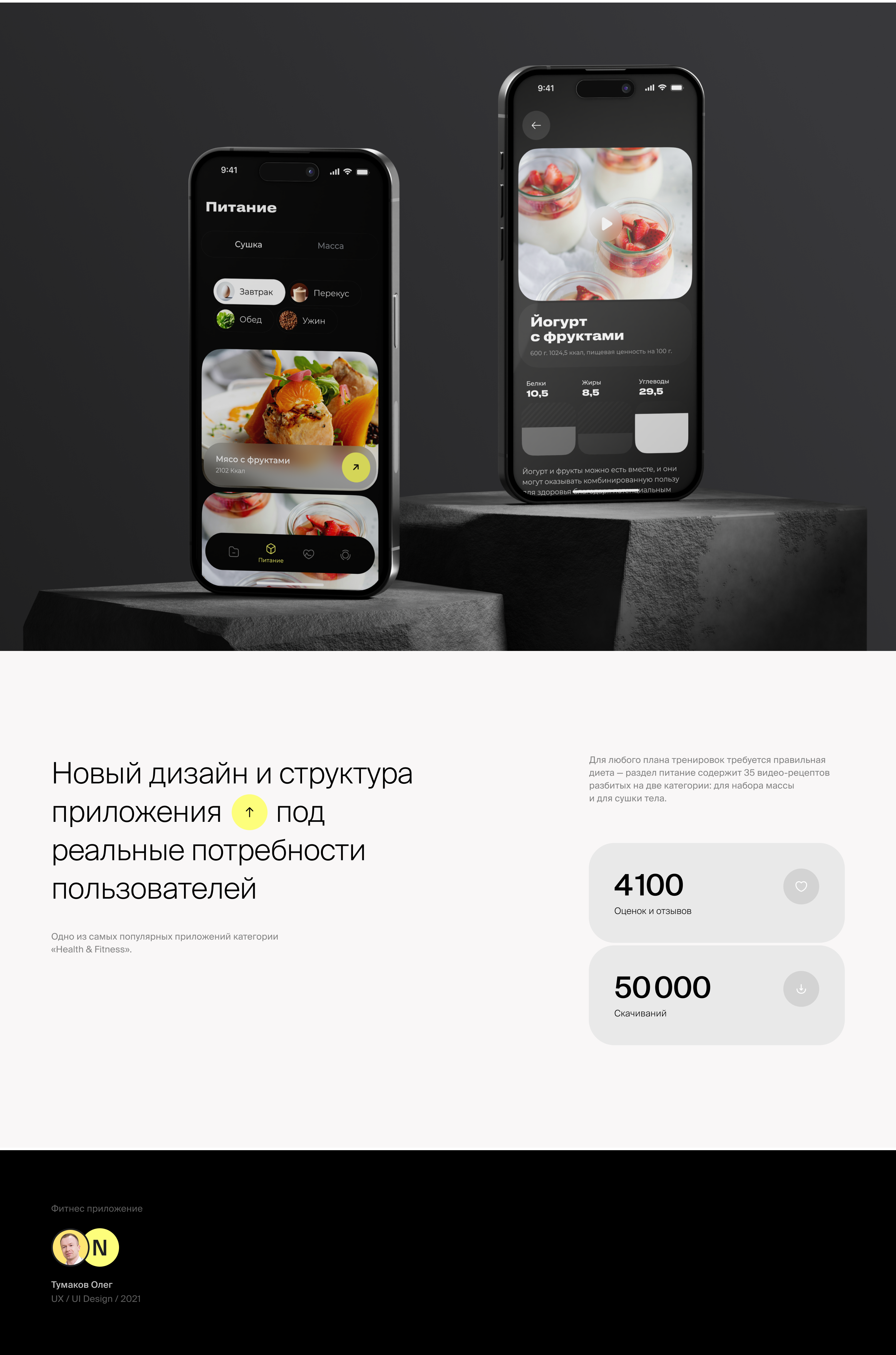 Mobile Fitness Apps — UX UI Design — Изображение №6 — Интерфейсы на Dprofile