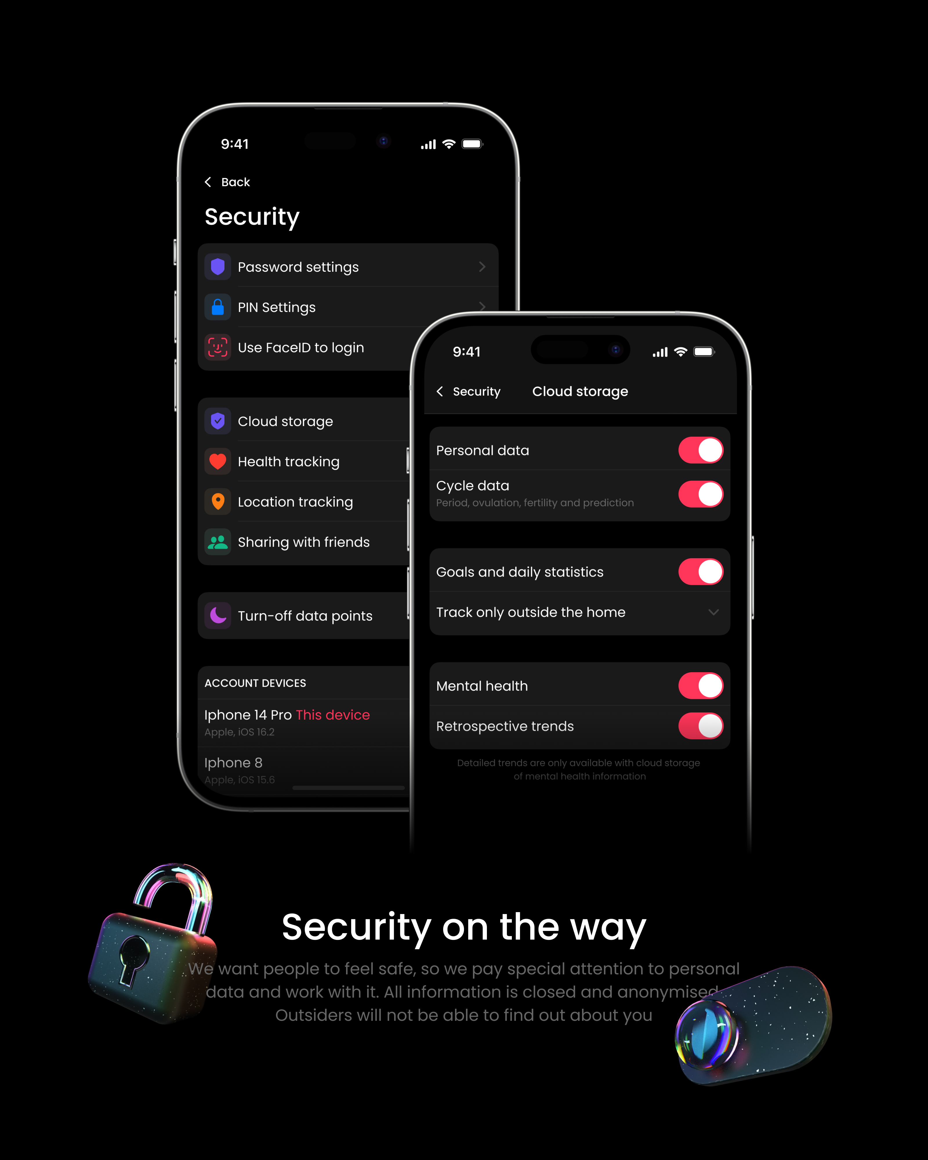 Some/Nothing – tracking app for your health and cycle — Изображение №21 — Интерфейсы, Графика на Dprofile