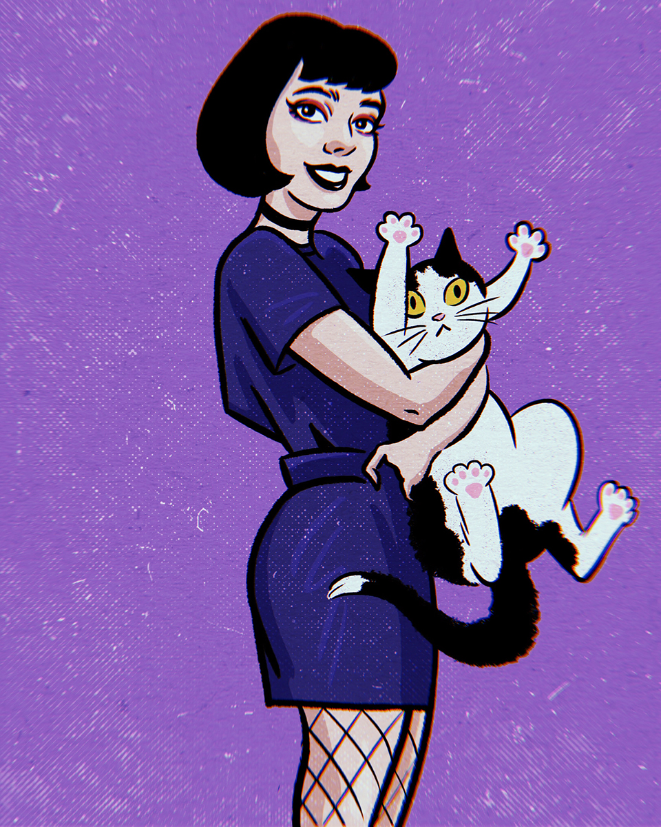 Girls illustrations — Изображение №6 — Иллюстрация, Графика на Dprofile