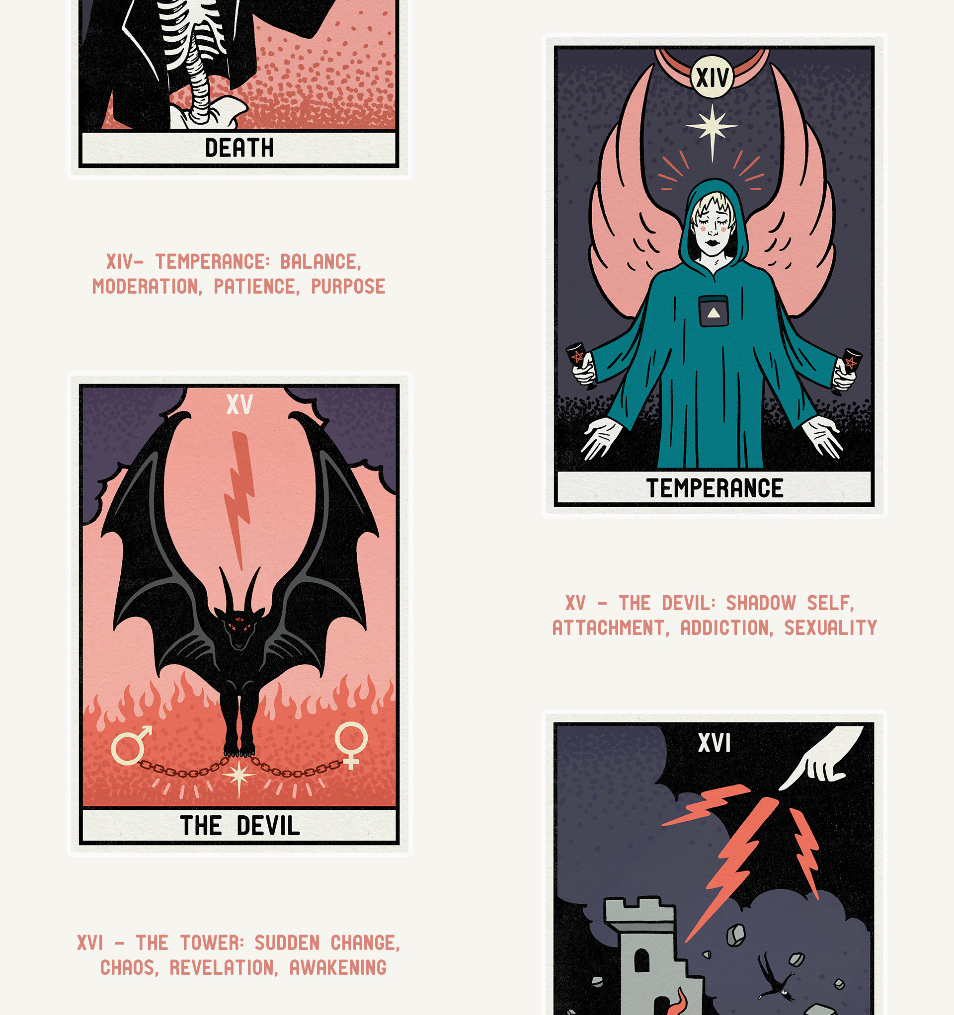 Tarot Deck "Inner Self" — Изображение №9 — Иллюстрация, Графика на Dprofile