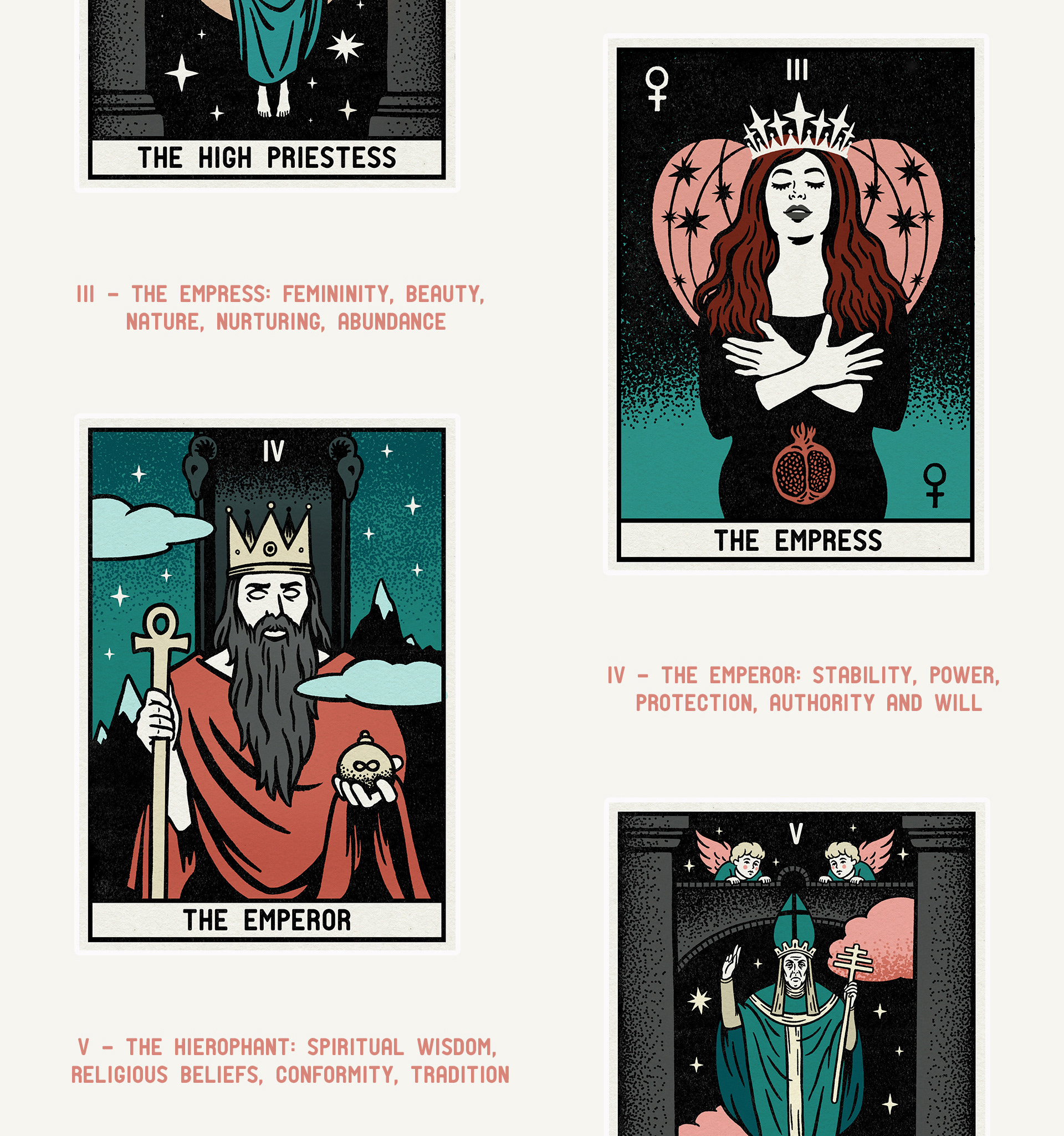 Tarot Deck "Inner Self" — Изображение №4 — Иллюстрация, Графика на Dprofile