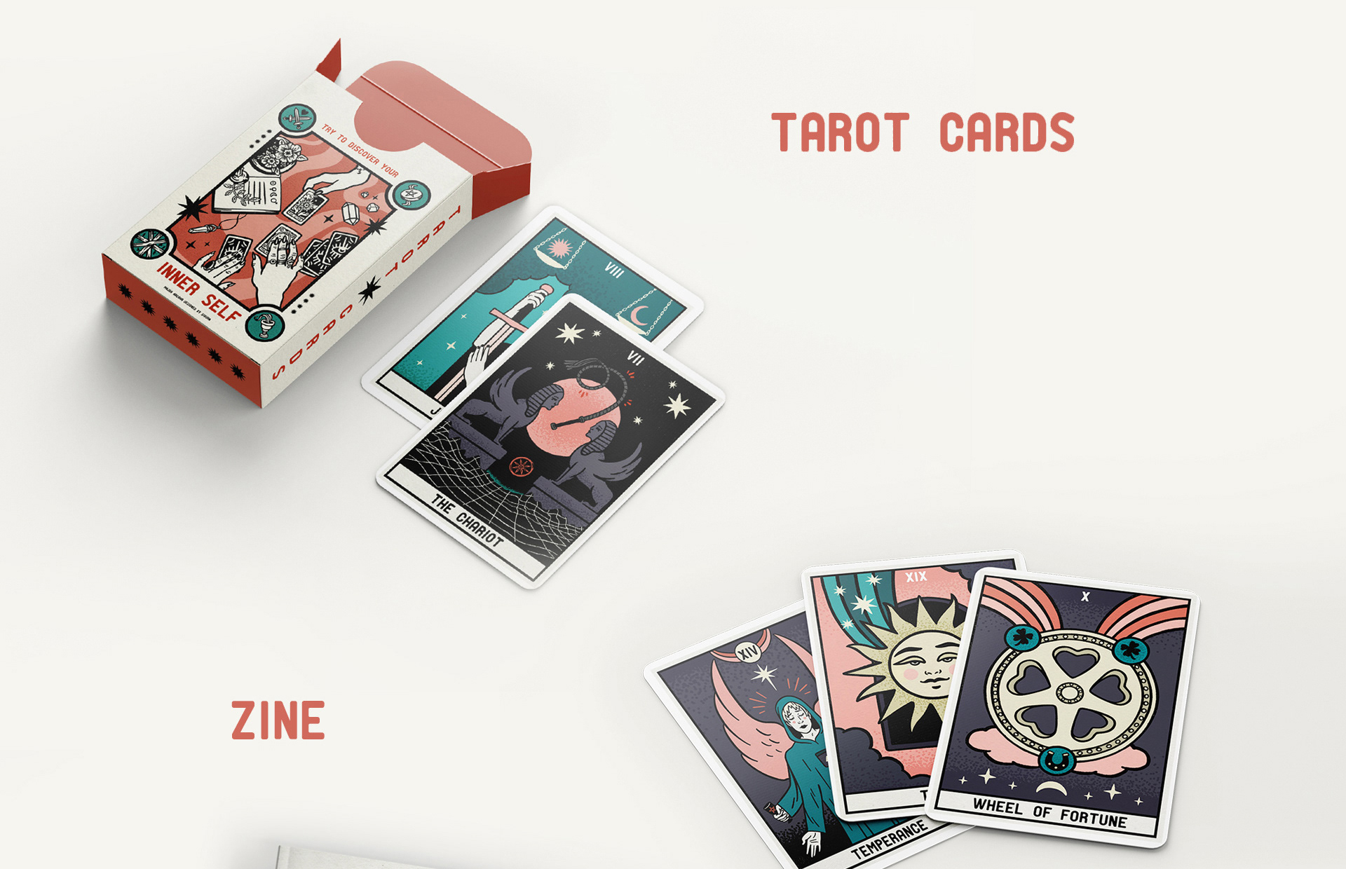Tarot Deck "Inner Self" — Изображение №13 — Иллюстрация, Графика на Dprofile