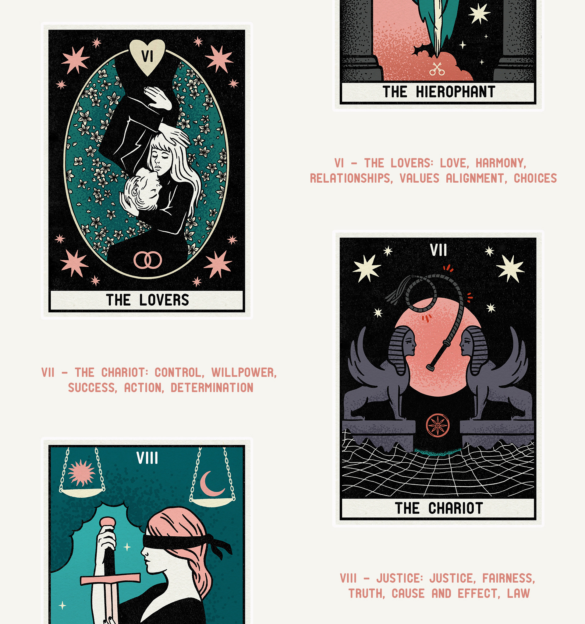 Tarot Deck "Inner Self" — Изображение №5 — Иллюстрация, Графика на Dprofile