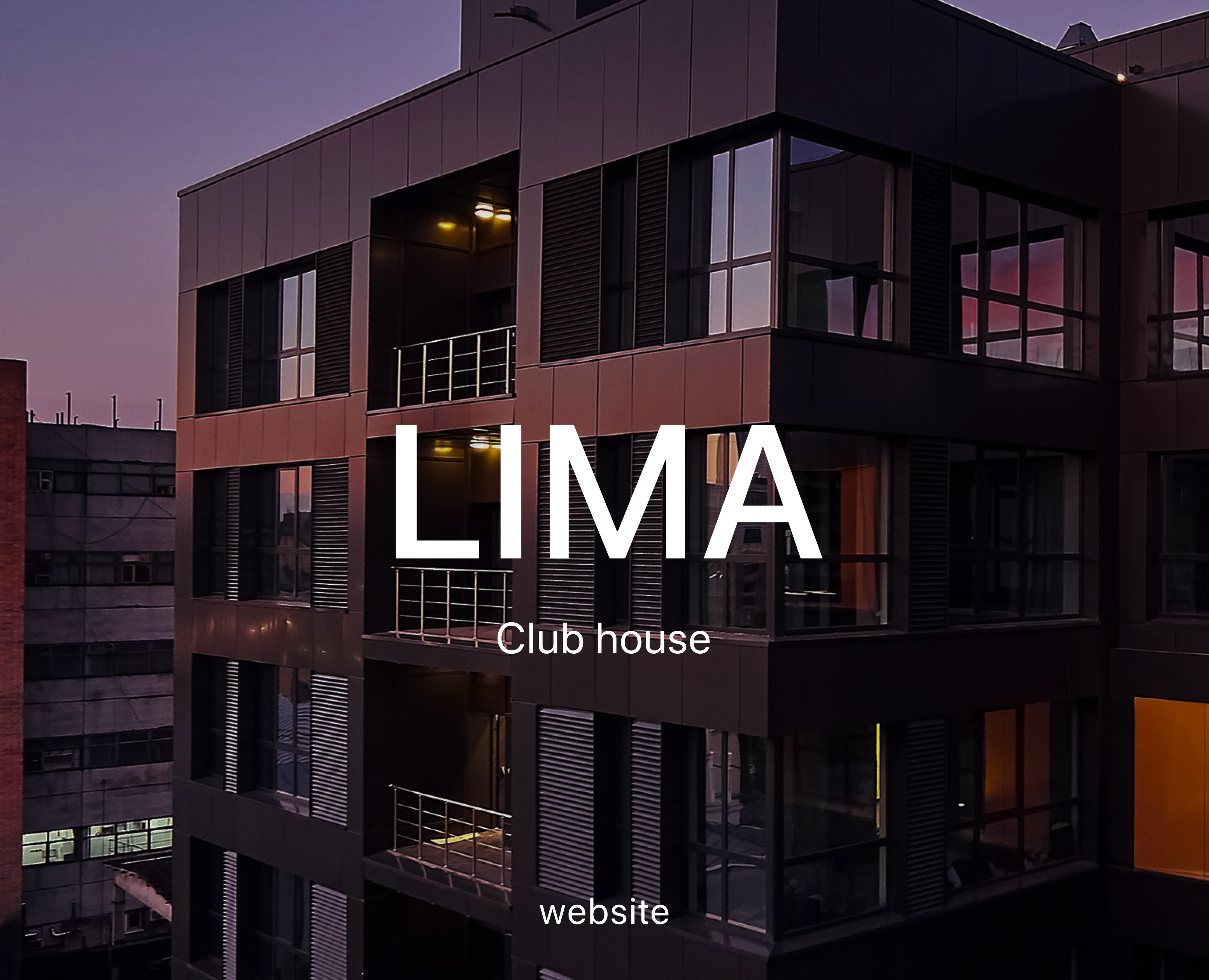Lima/ Дизайн сайта Клубного дома — Интерфейсы, Брендинг на Dprofile