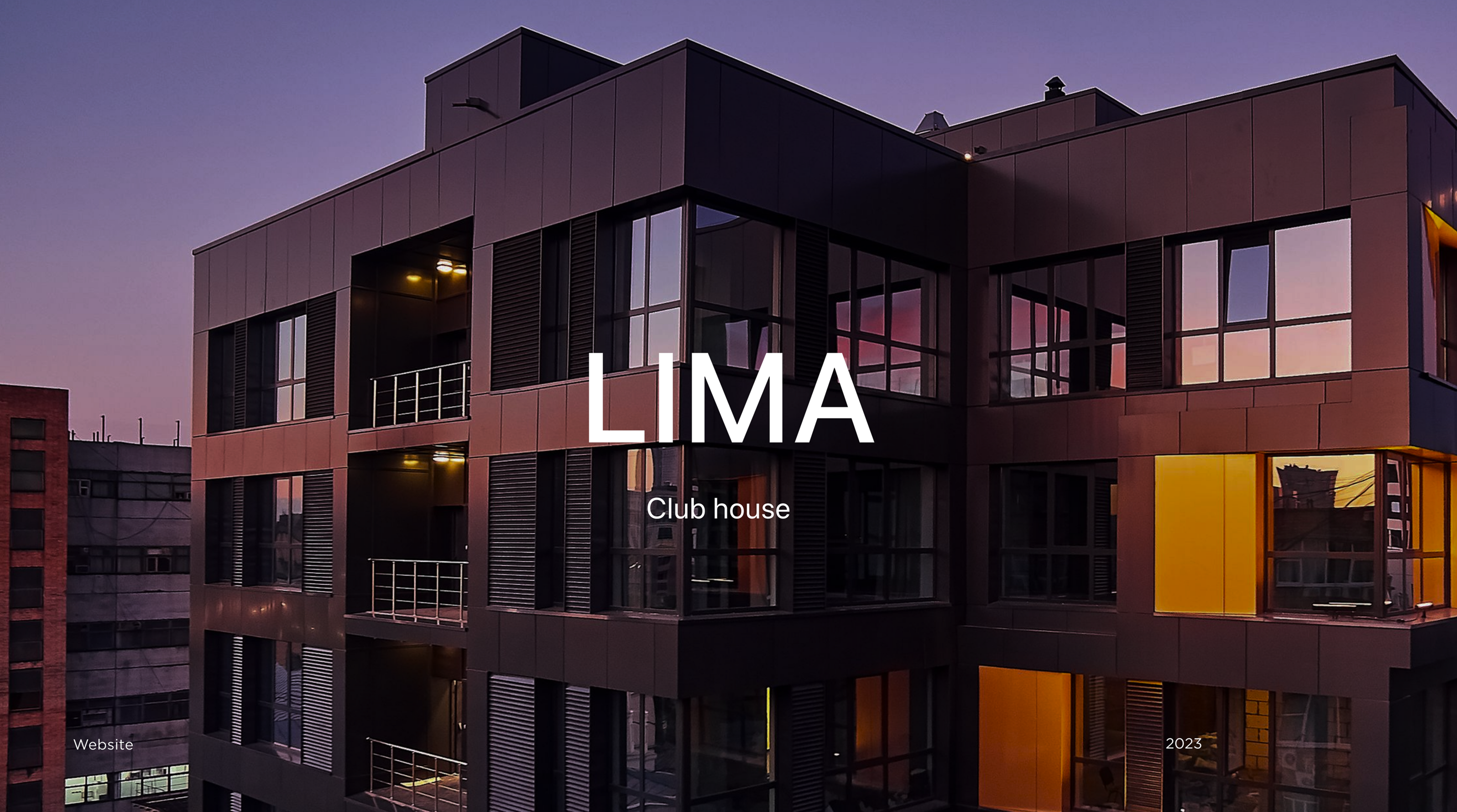 Lima/ Дизайн сайта Клубного дома — Изображение №1 — Интерфейсы, Брендинг на Dprofile