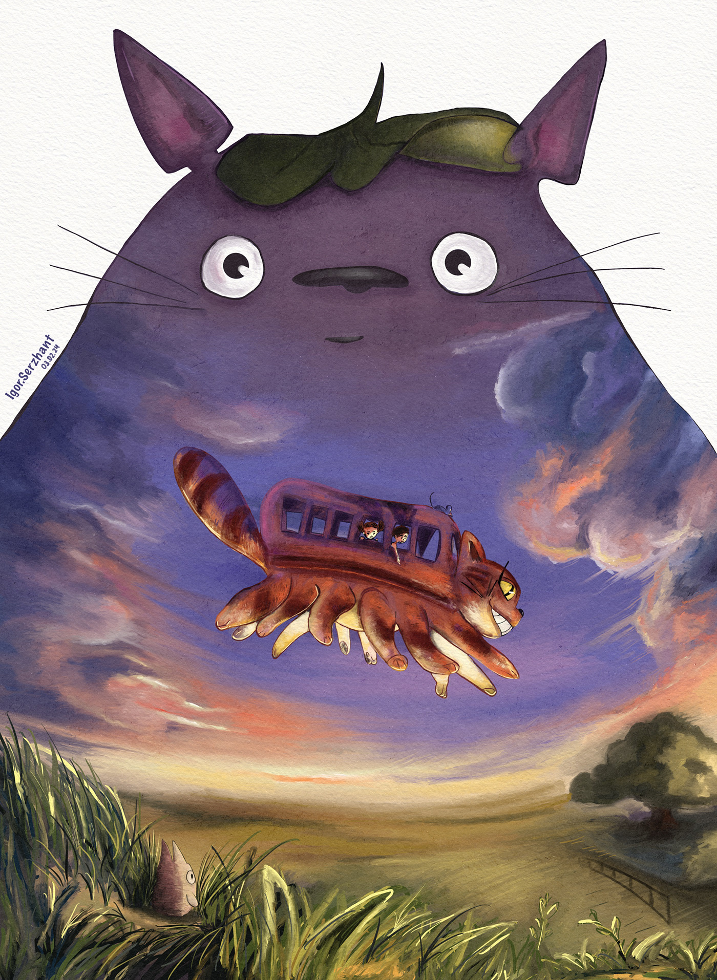 Studio Ghibli Fanart — Изображение №1 — Иллюстрация на Dprofile