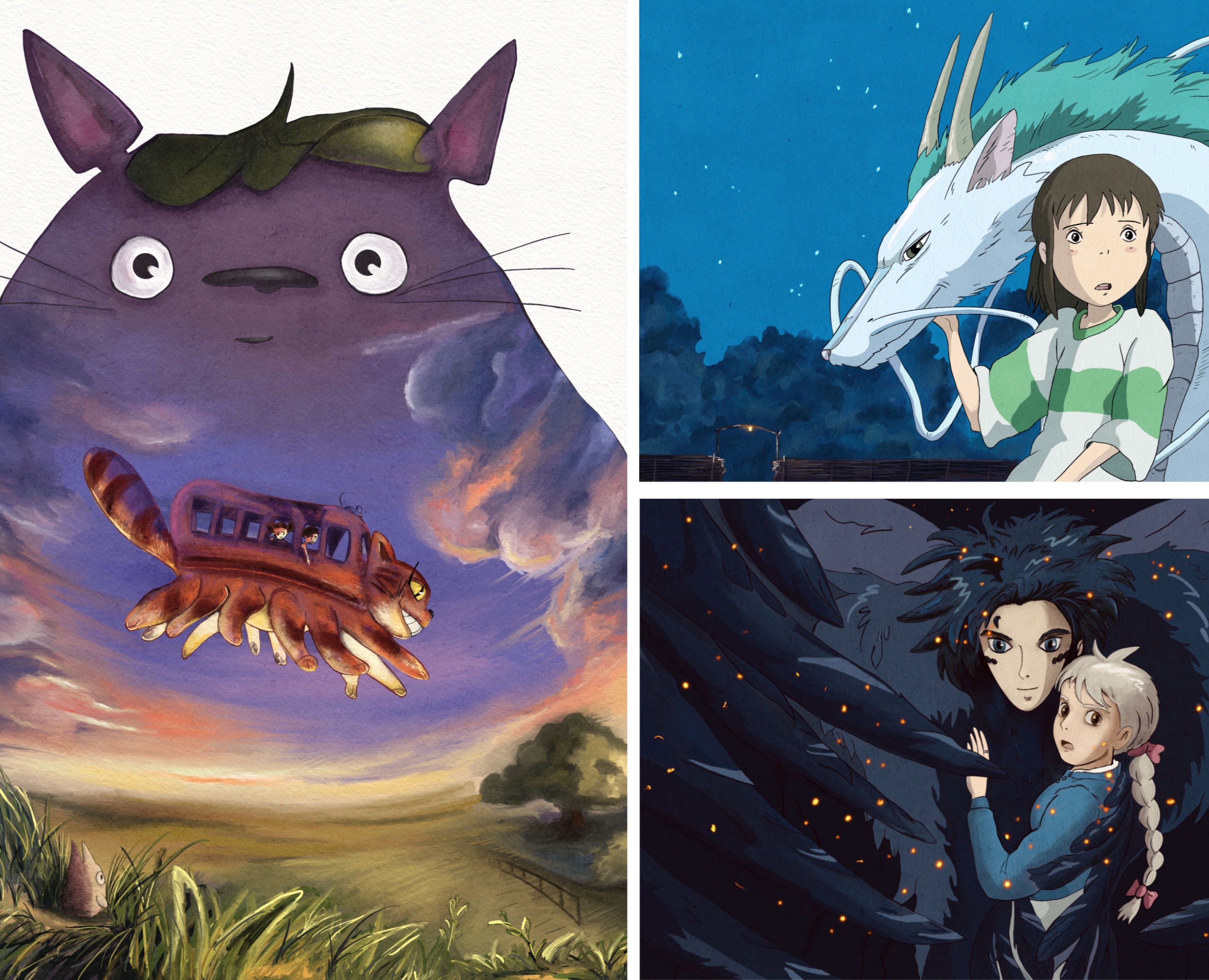 Studio Ghibli Fanart — Иллюстрация на Dprofile