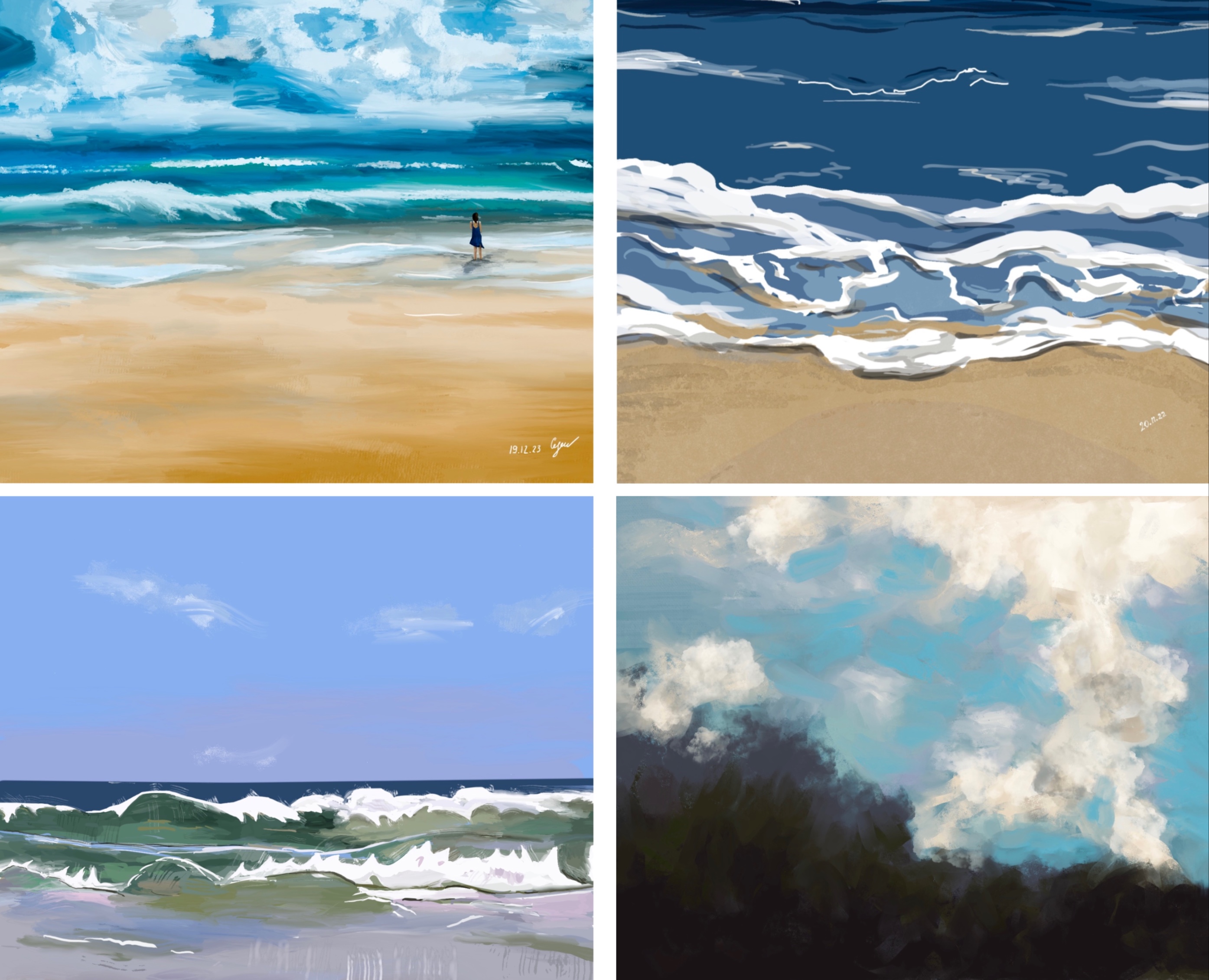 Art on the theme of sea and ocean — Иллюстрация на Dprofile