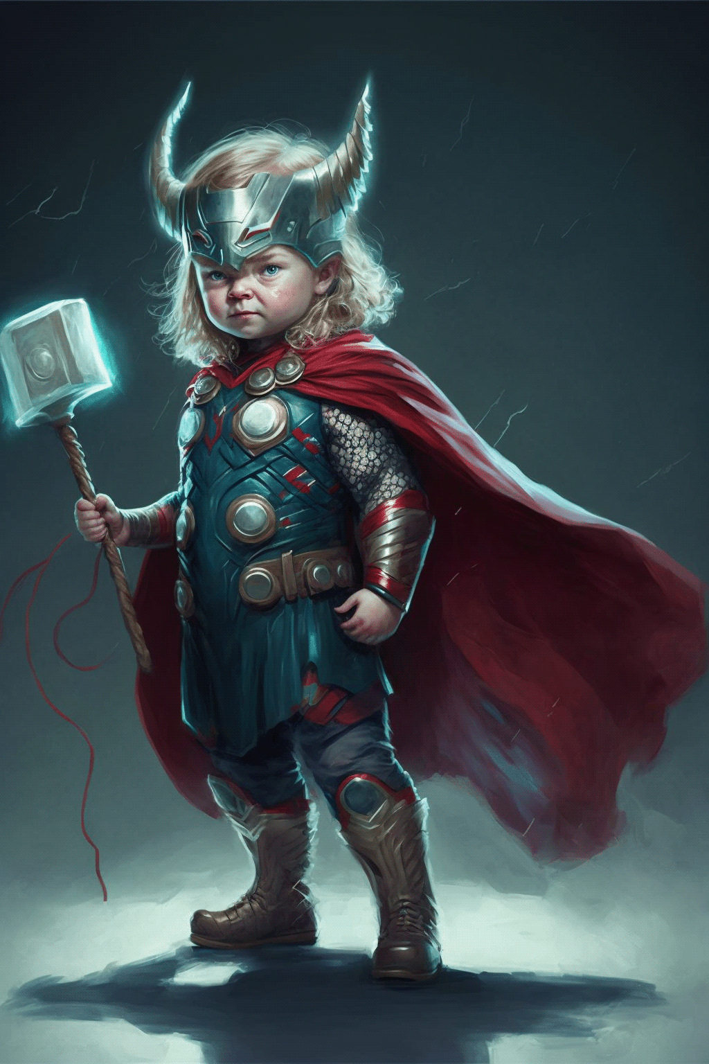 little Superheroes Midjourney AI — Изображение №30 — Иллюстрация на Dprofile
