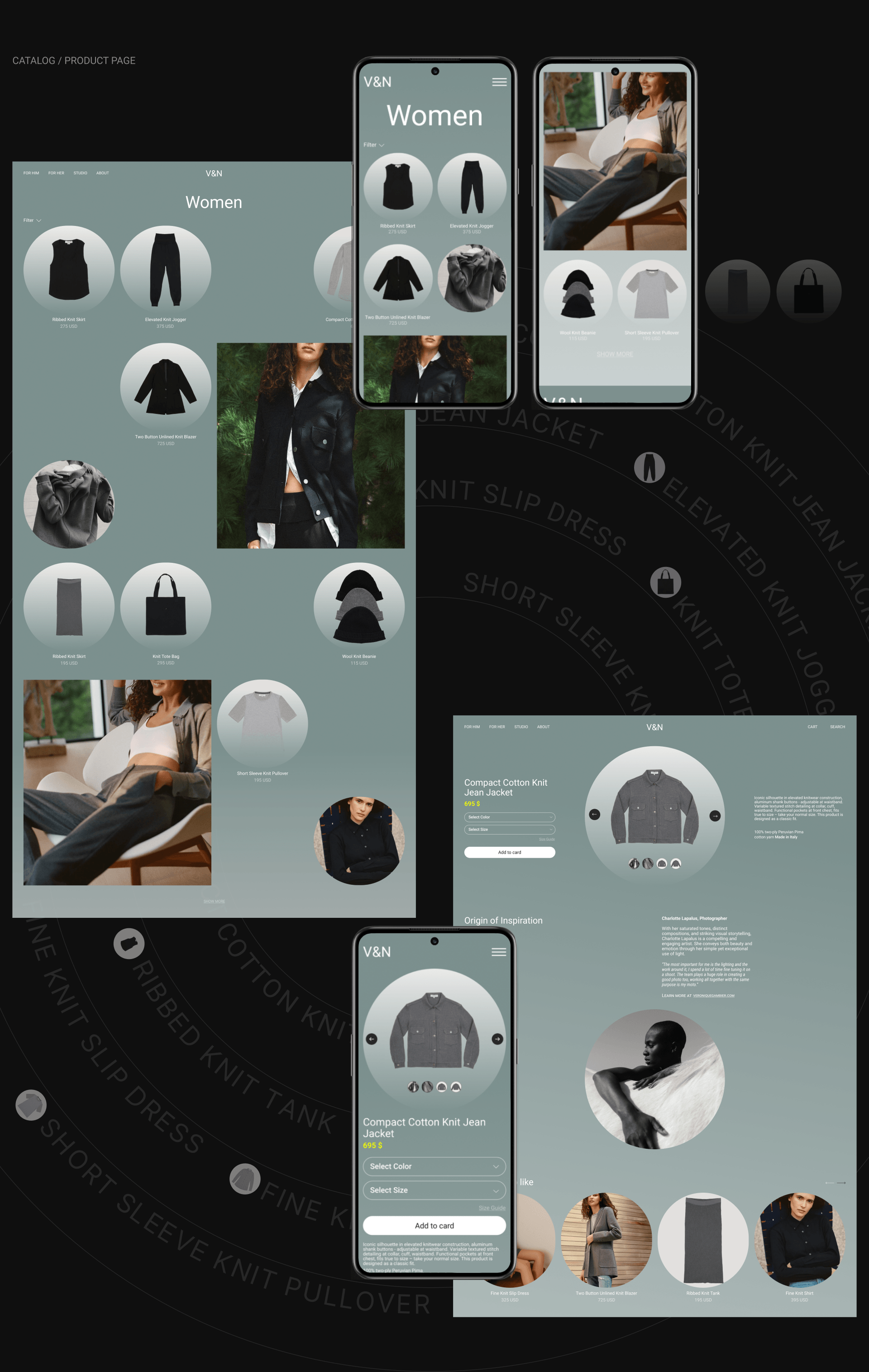 V&N | E-commerce redesign — Изображение №3 — Интерфейсы, Графика на Dprofile