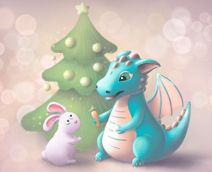 С новым годом! — Иллюстрация на Dprofile