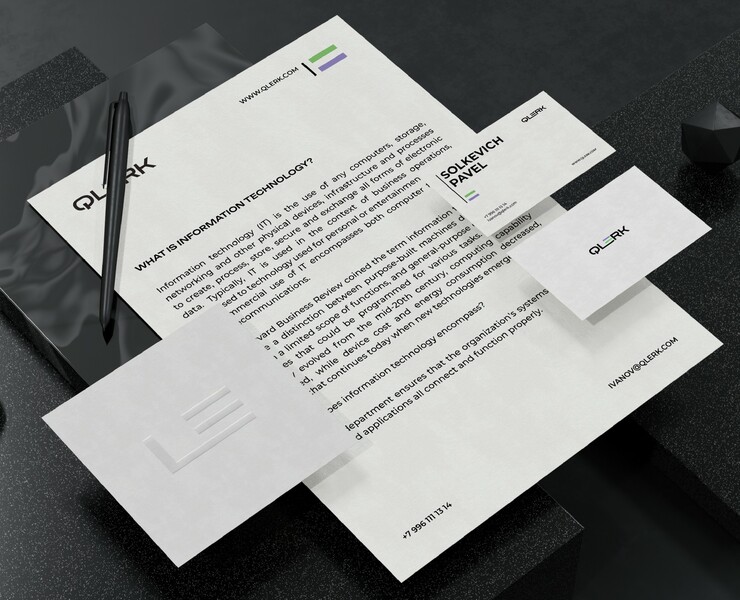 QLERK BRAND IDENTITY — Брендинг на Dprofile