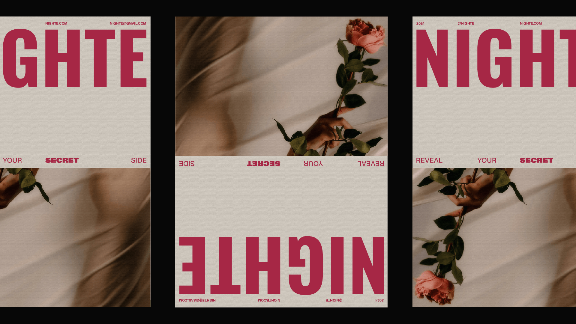 NIGHTE / LINGERIE / LOGOTYPE / BRAND IDENTITY — Изображение №4 — Брендинг на Dprofile