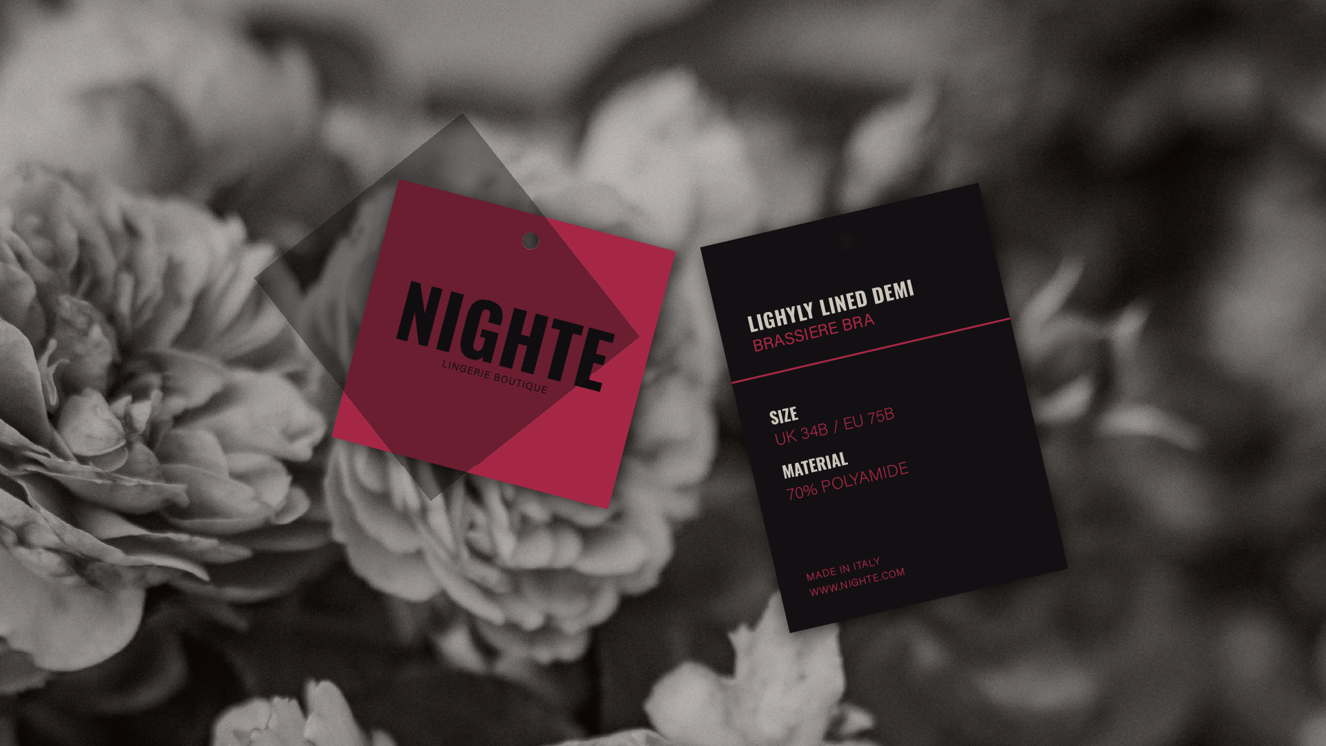 NIGHTE / LINGERIE / LOGOTYPE / BRAND IDENTITY — Изображение №11 — Брендинг на Dprofile