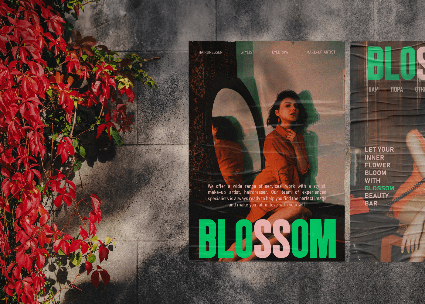 BLOSSOM/ BEAUTY BAR / VISUAL IDENTITY/ LOGOTYPE — Изображение №12 — Брендинг на Dprofile
