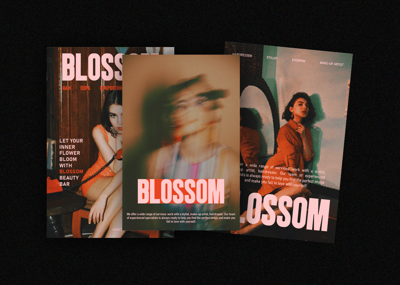 BLOSSOM/ BEAUTY BAR / VISUAL IDENTITY/ LOGOTYPE — Изображение №4 — Брендинг на Dprofile