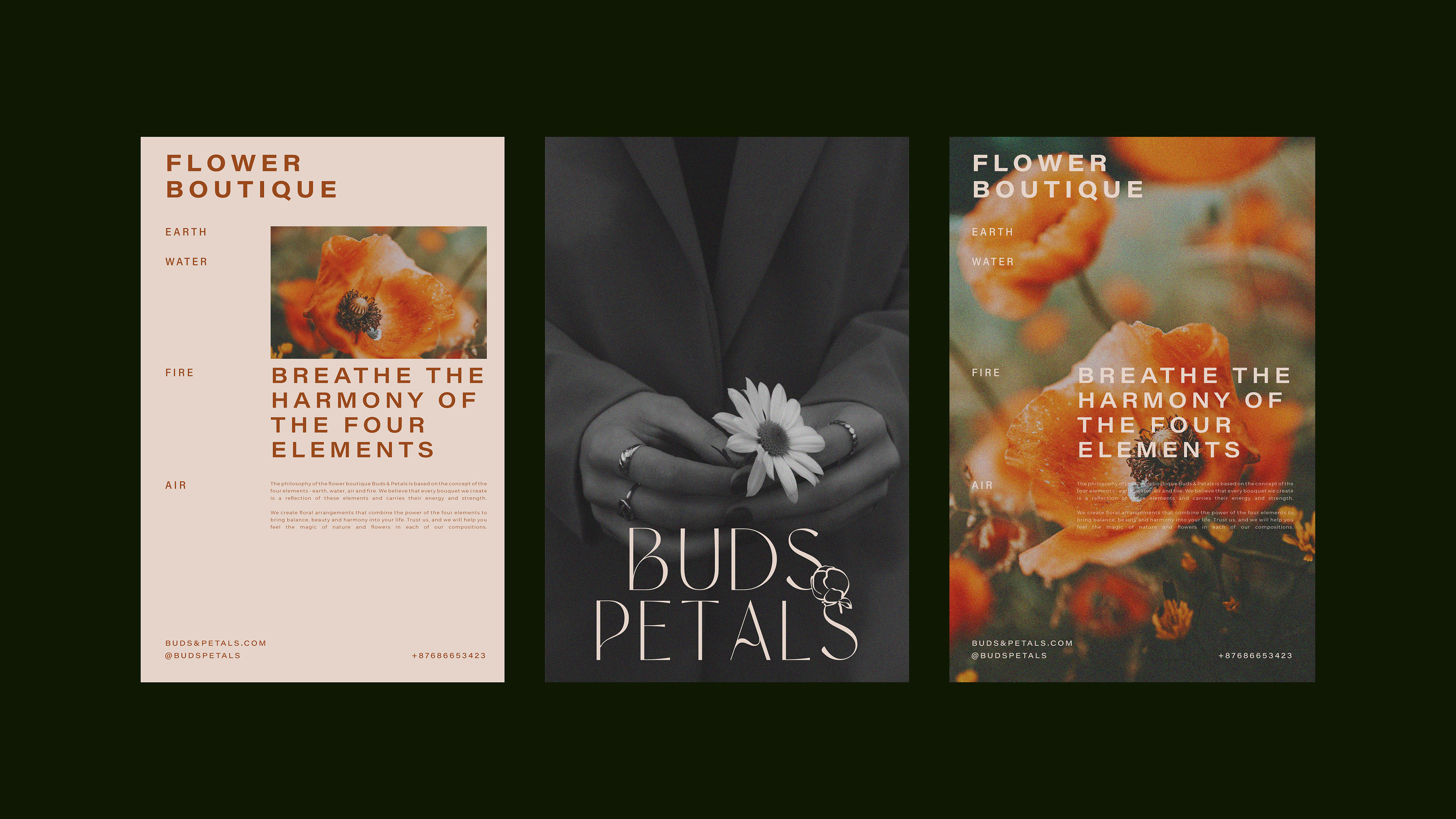 BUDS&PETALS / FLOWER BOUTIQUE / BRAND IDENTITY — Изображение №11 — Брендинг на Dprofile