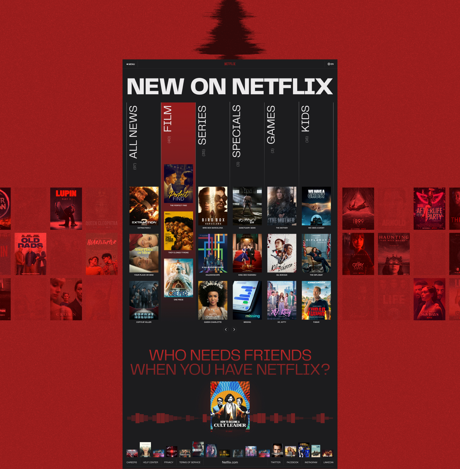 NETFLIX | REDESIGN — Изображение №2 — Интерфейсы на Dprofile