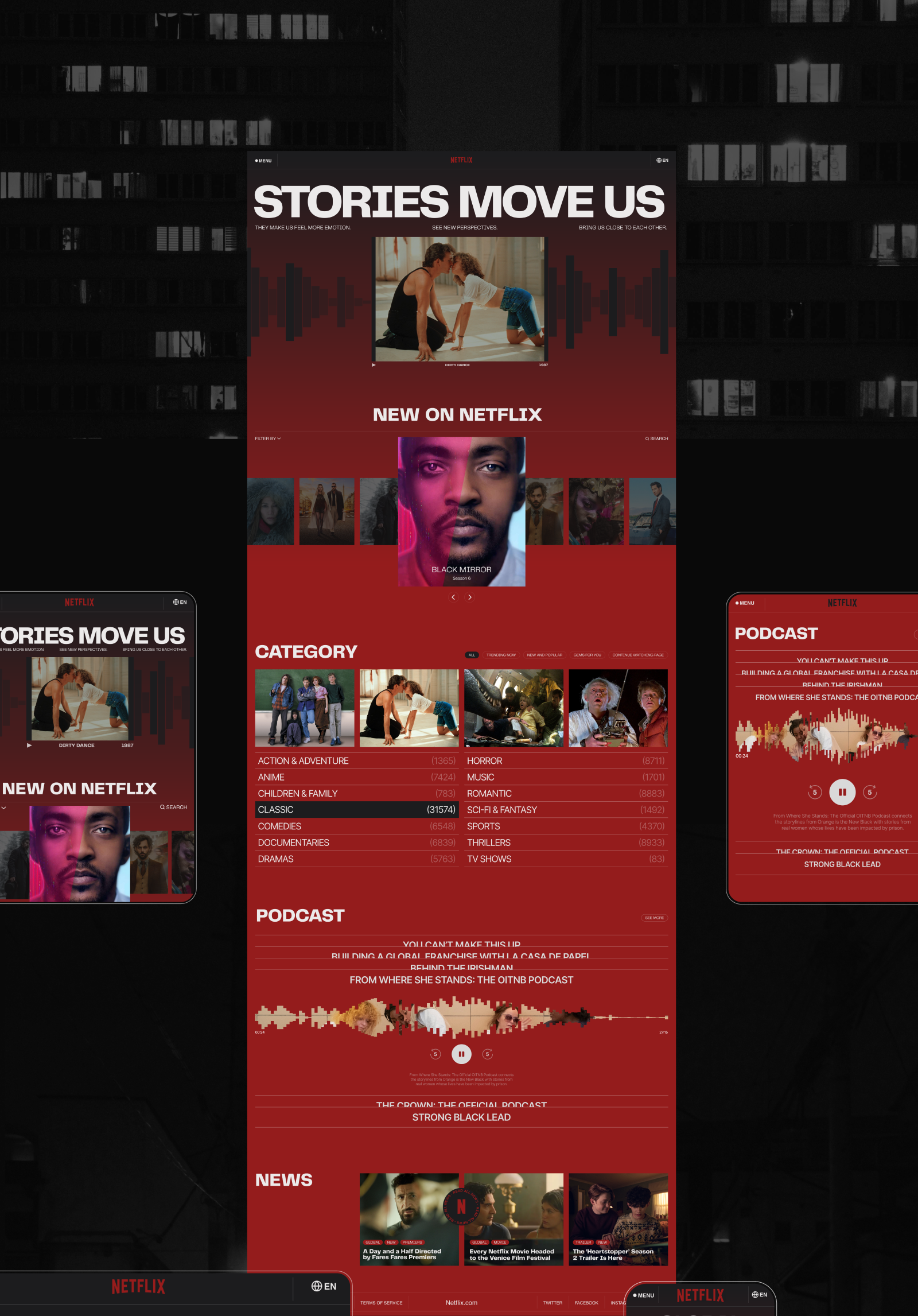 NETFLIX | REDESIGN — Изображение №5 — Интерфейсы на Dprofile