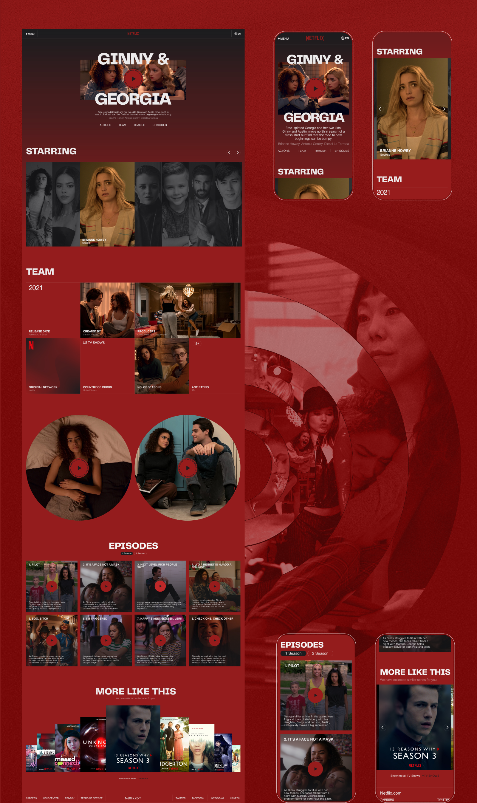 NETFLIX | REDESIGN — Изображение №10 — Интерфейсы на Dprofile