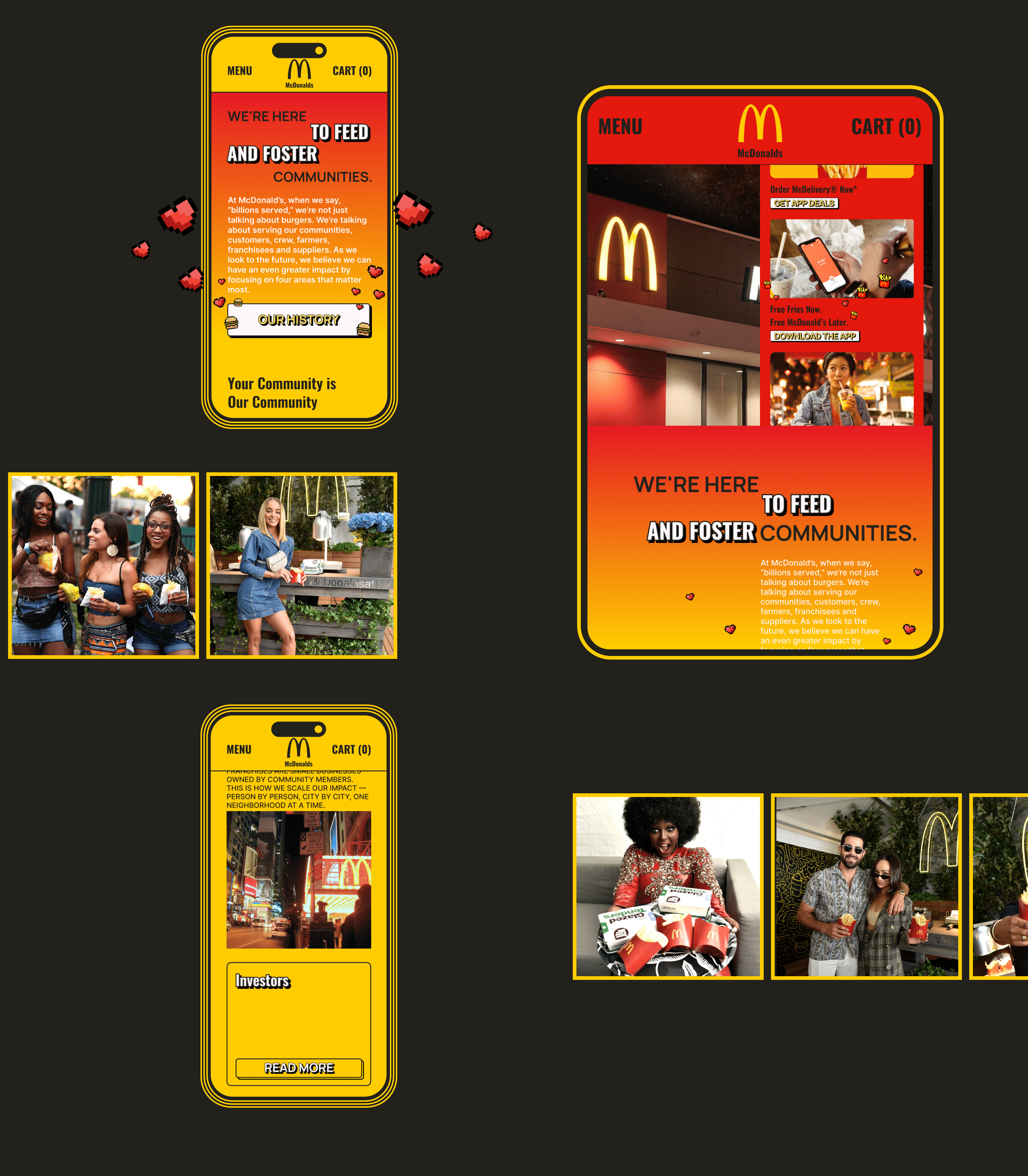 MсDonalds | REDESIGN | corporate website — Изображение №4 — Интерфейсы на Dprofile