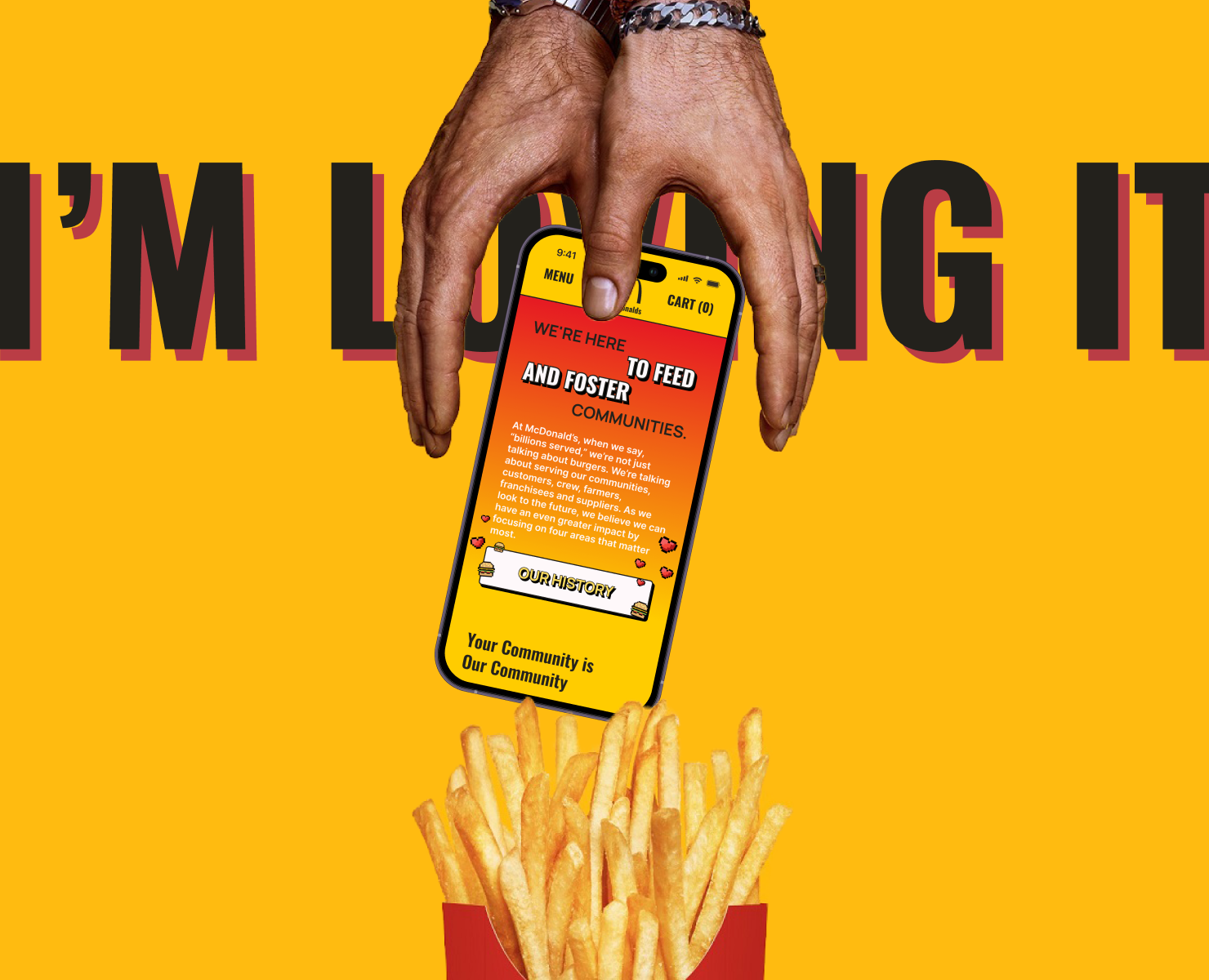 MсDonalds | REDESIGN | corporate website на Dprofile