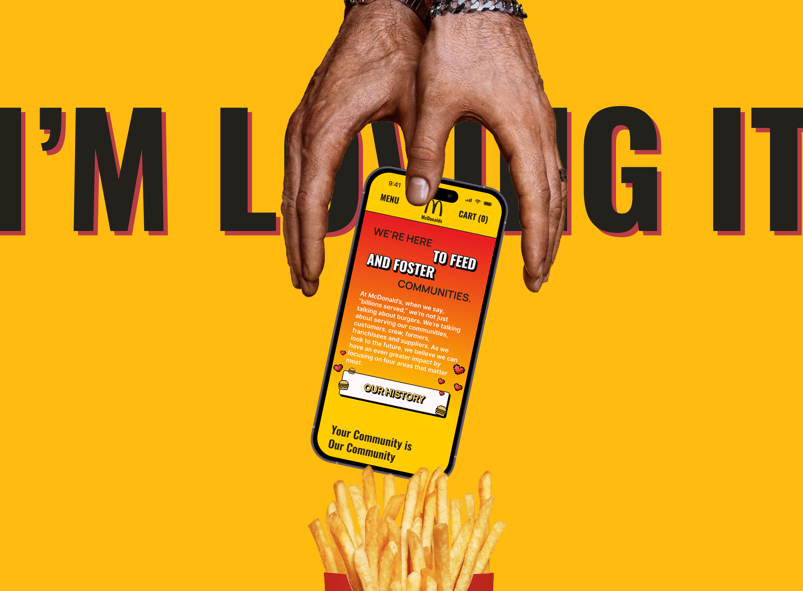 MсDonalds | REDESIGN | corporate website — Изображение №1 — Интерфейсы на Dprofile
