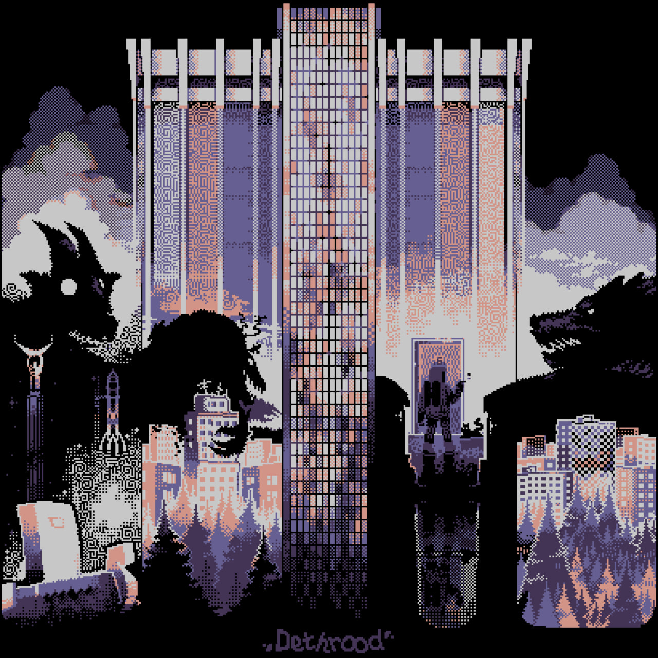Pixel Art. dethrood x ЖМЫХ — Изображение №5 — Брендинг, Иллюстрация на Dprofile