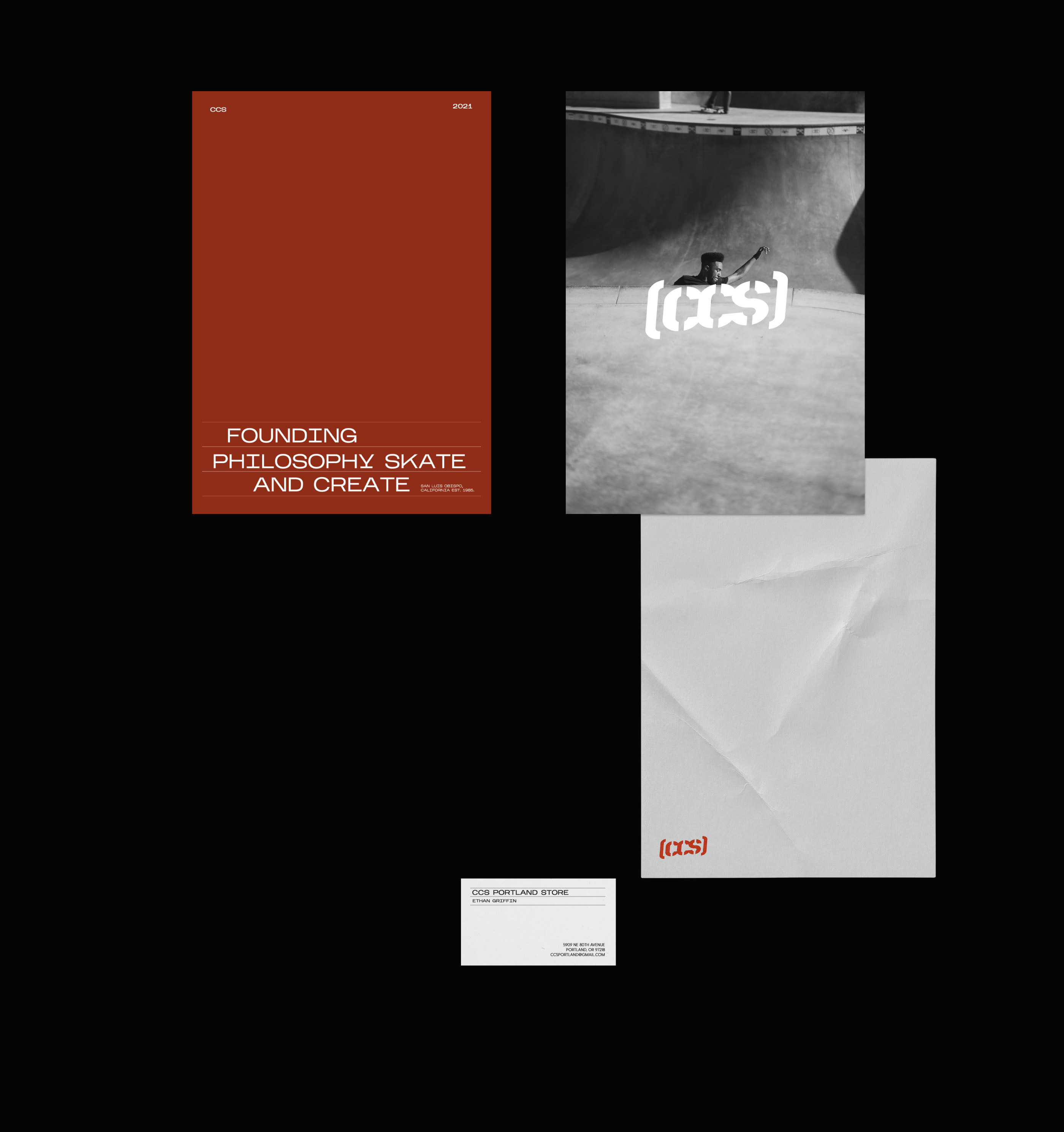 CCS PORTLAND | Skateboarding store — Изображение №7 — Интерфейсы, Брендинг, Графика на Dprofile