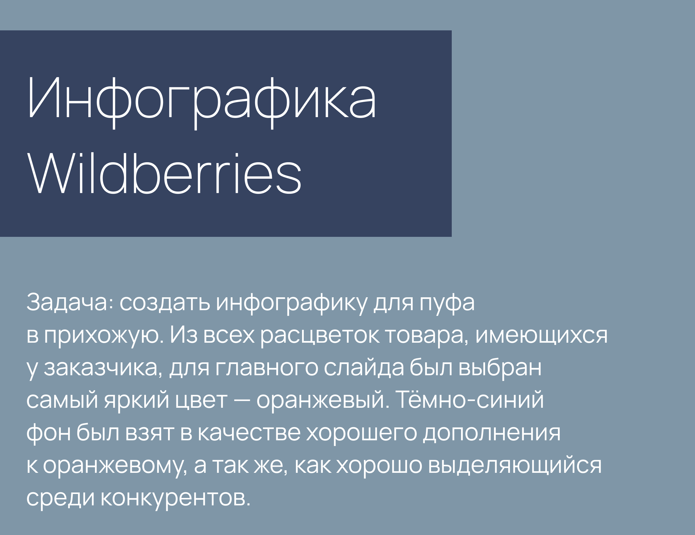 Инфографика Wildberries/ Пуф для дома — Изображение №1 — Графика, Маркетинг на Dprofile