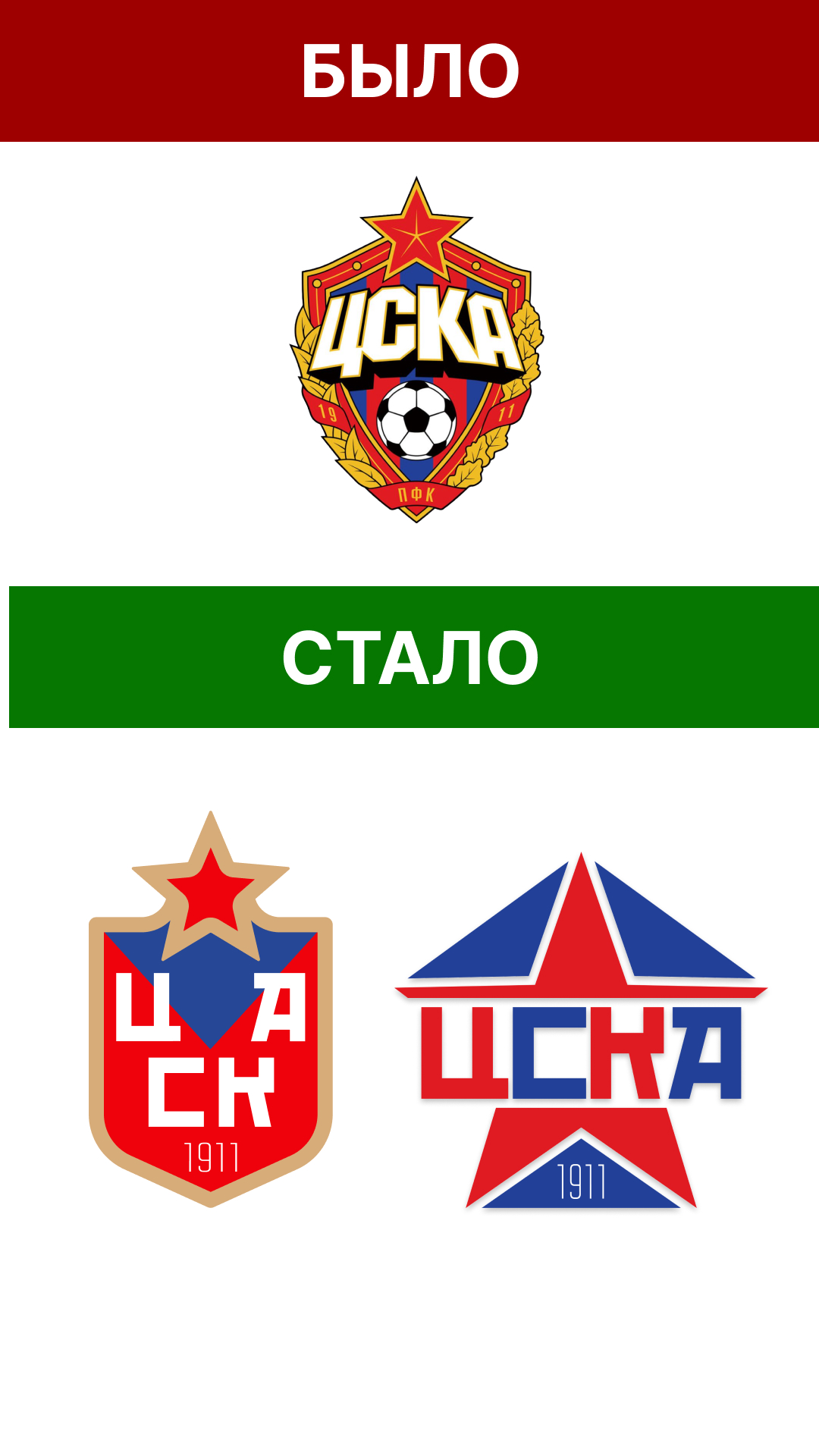 Редизайн лого ПФК ЦСКА — Изображение №3 — Брендинг на Dprofile