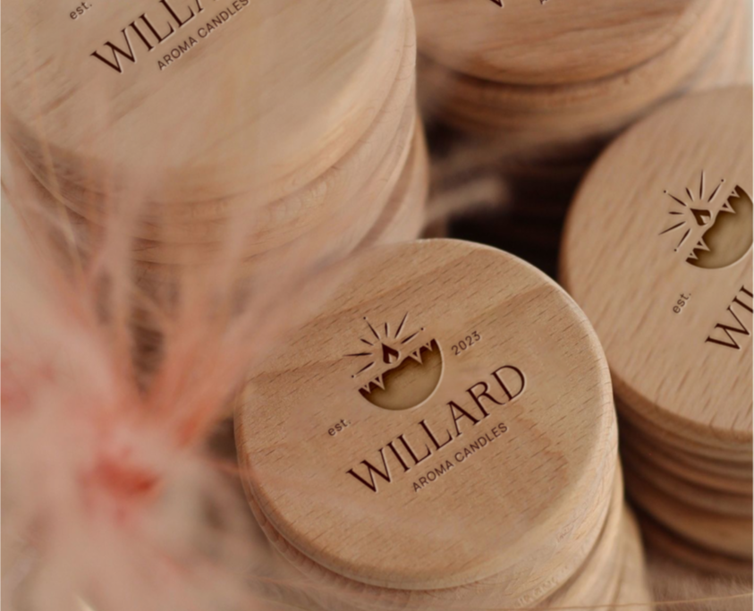 Разработка логотипа для бренда свечей "Willard" на Dprofile