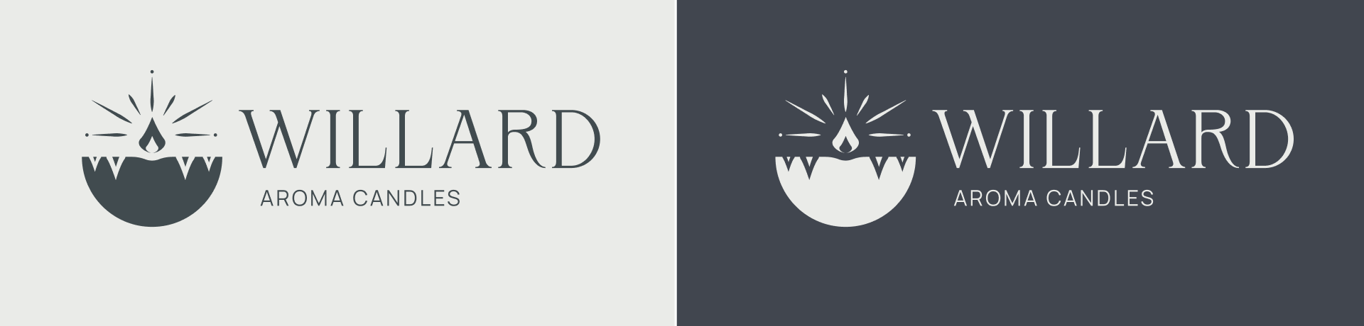 Разработка логотипа для бренда свечей "Willard" — Изображение №3 — Брендинг, Графика на Dprofile