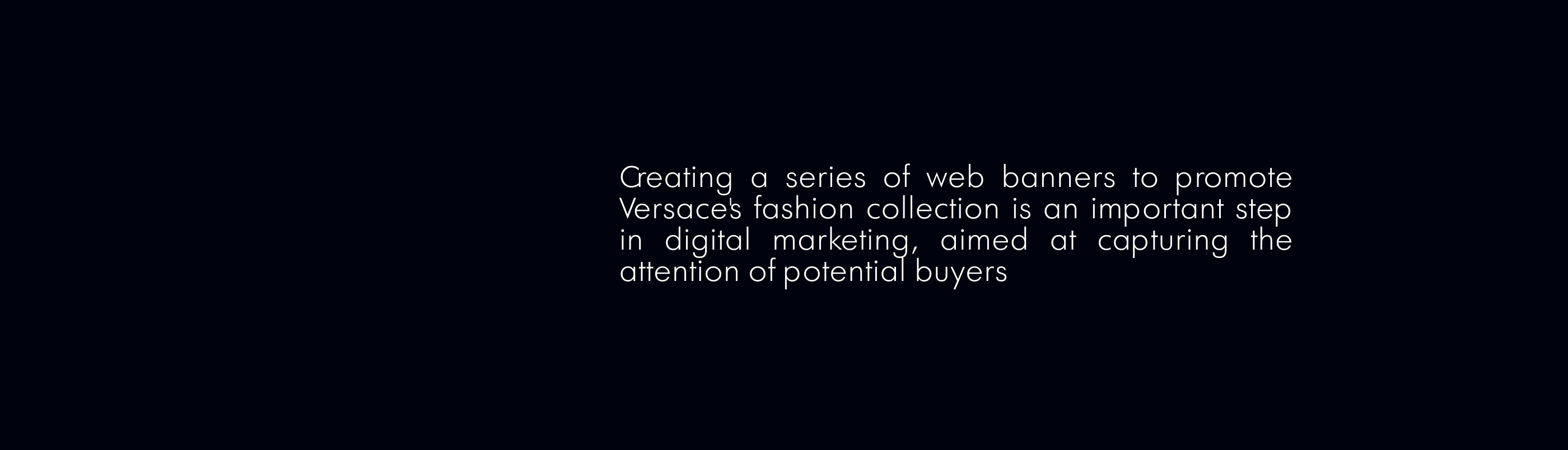 VERSACE BANNER ADS — Изображение №6 — Брендинг, Маркетинг на Dprofile