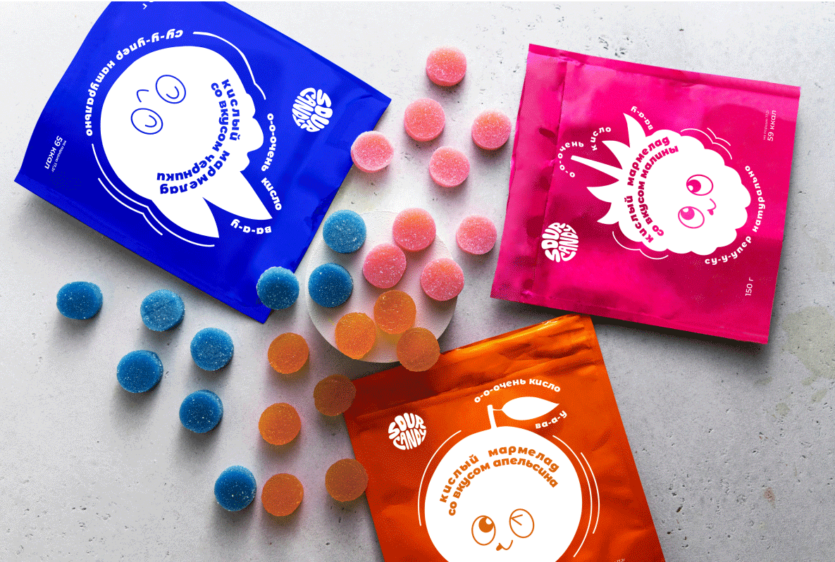 Sour Candy | Фирменный стиль | Айдентика | Identity — Изображение №7 — Брендинг, Графика на Dprofile
